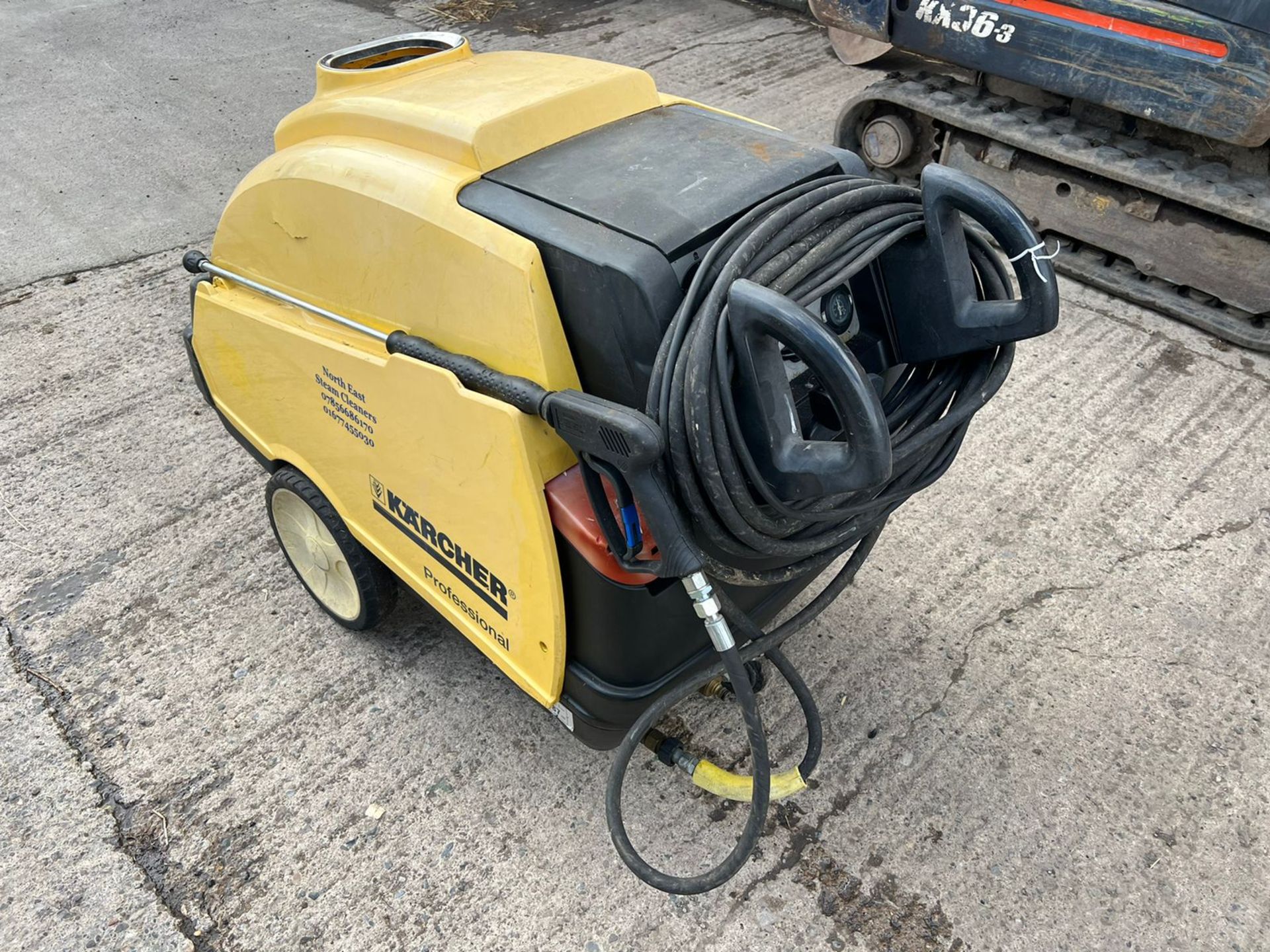 KARCHER DIESEL HOT AND COLD WASHER LOCATION NORTH YORKSHIRE. - Image 4 of 8