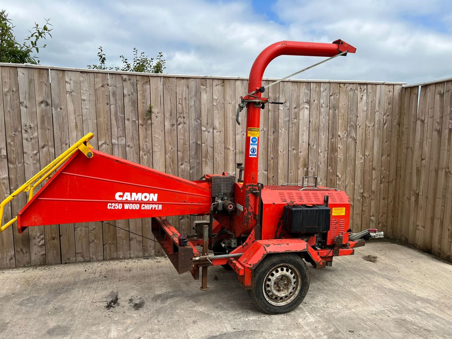 CAMON DIESEL WOOD CHIPPER LOCATION NORTH YORKSHIRE. - Image 8 of 12