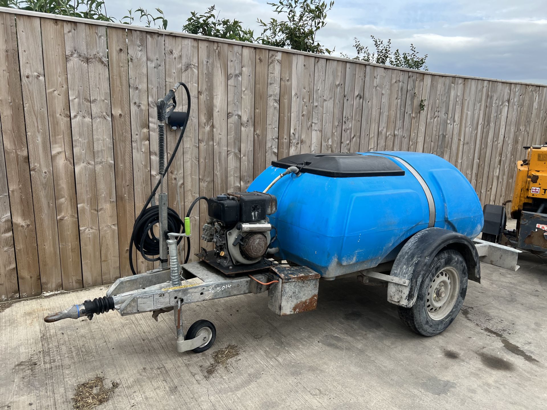 2016 WESTERN TOWABLE YANMAR DIESEL PRESSURE WASHER BOWSER - Image 2 of 2