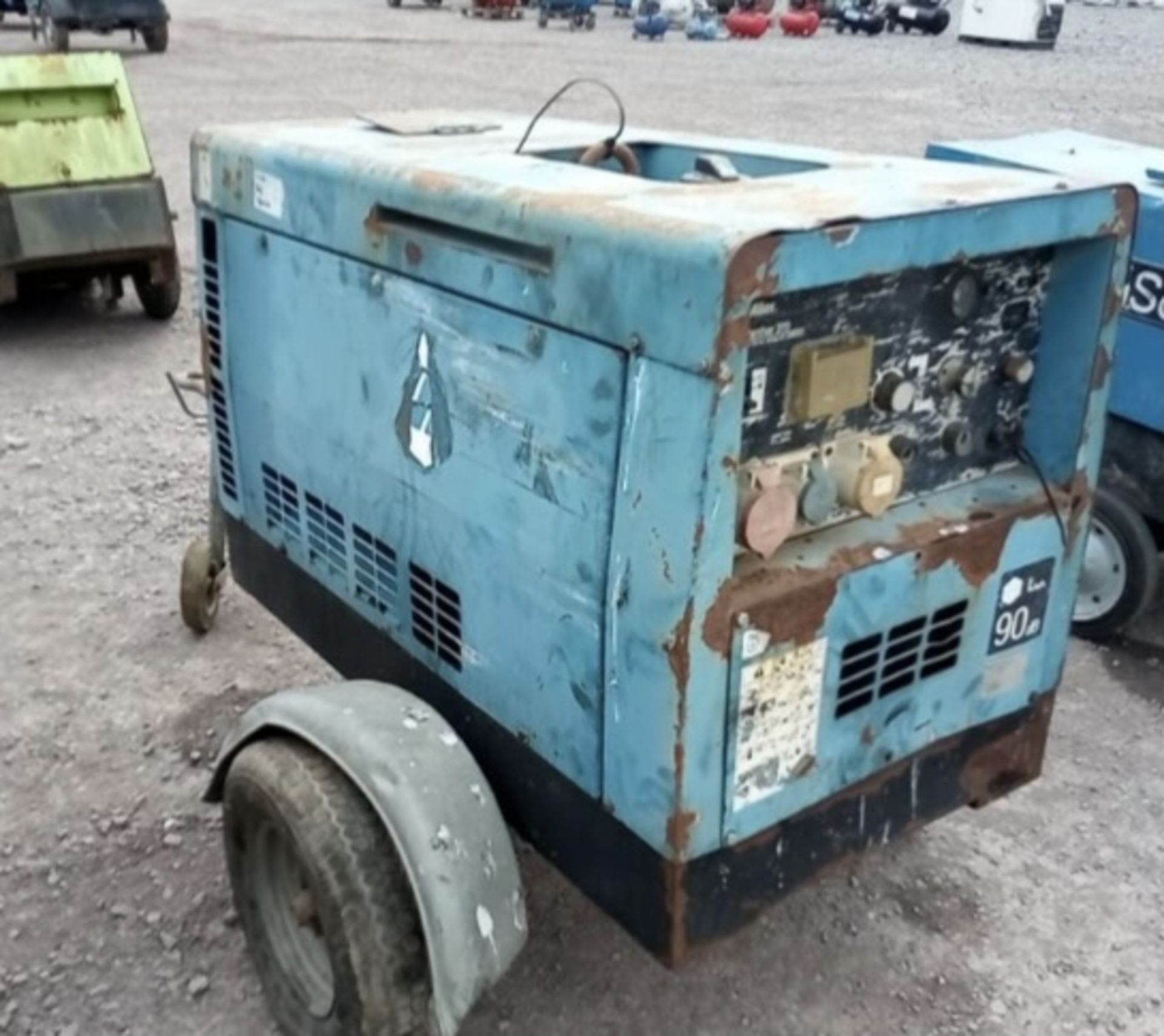 MILLAR PANTHER 310 SINGLE AXLE WELDER GENERATOR 15 KVA KUBOTA ENGINE LOCATION .NORTHERN IRELAND. - Image 2 of 4