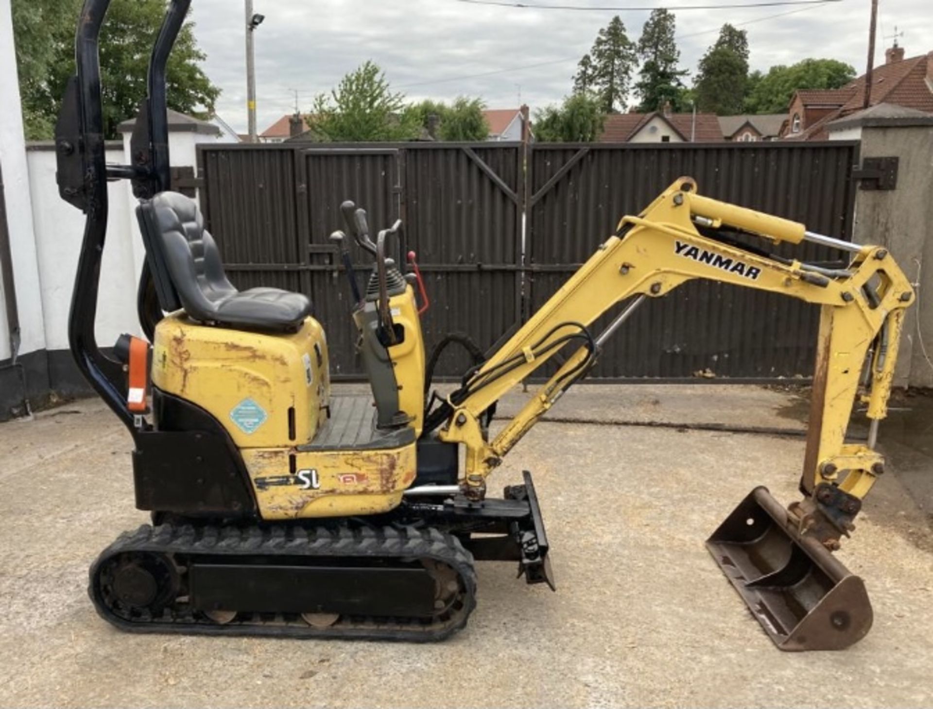 MINI DIGGER 2015 YANMAR MICRO DIGGER,0.8 TONNE LOCATION NORTHERN IRELAND. - Image 3 of 6