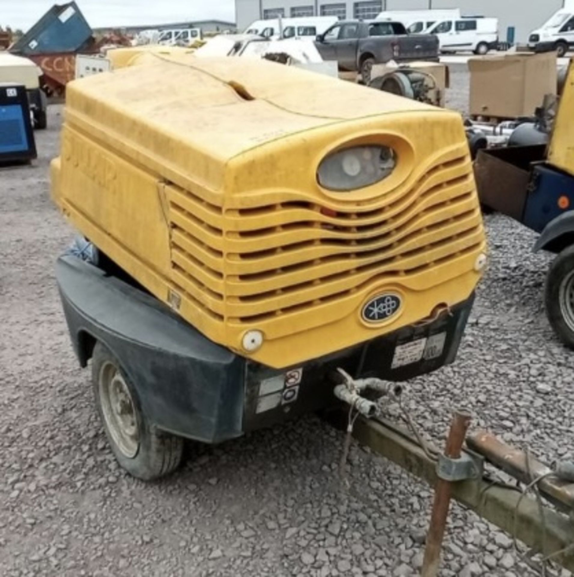 SULLIAR 48K SINGLE AXLE DIESEL COMPRESSOR.LOCATION NORTHERN IRELAND. - Image 4 of 4