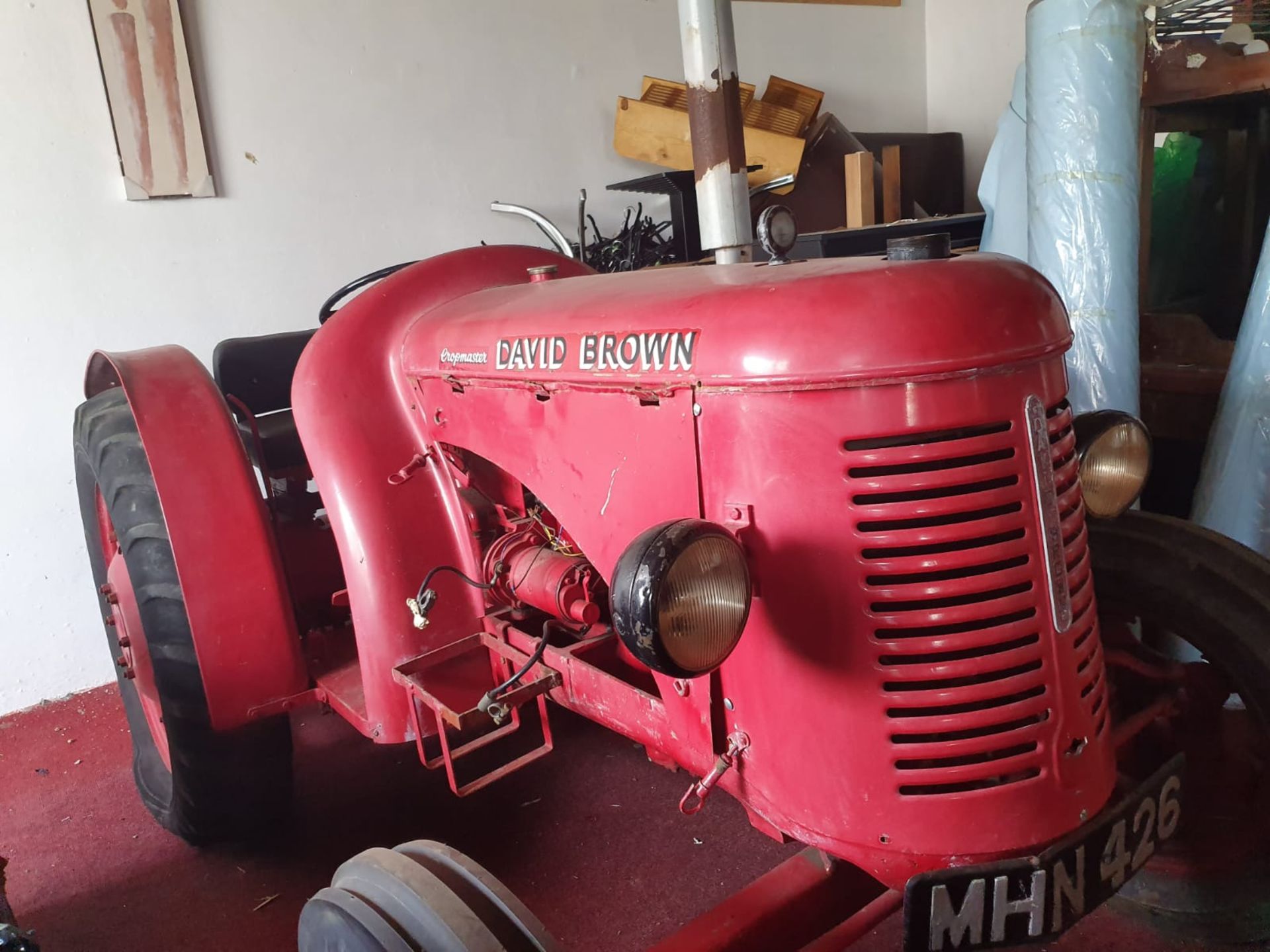 DAVID BROWN CROPMASTER VINTAGE TRACTOR - Image 4 of 14