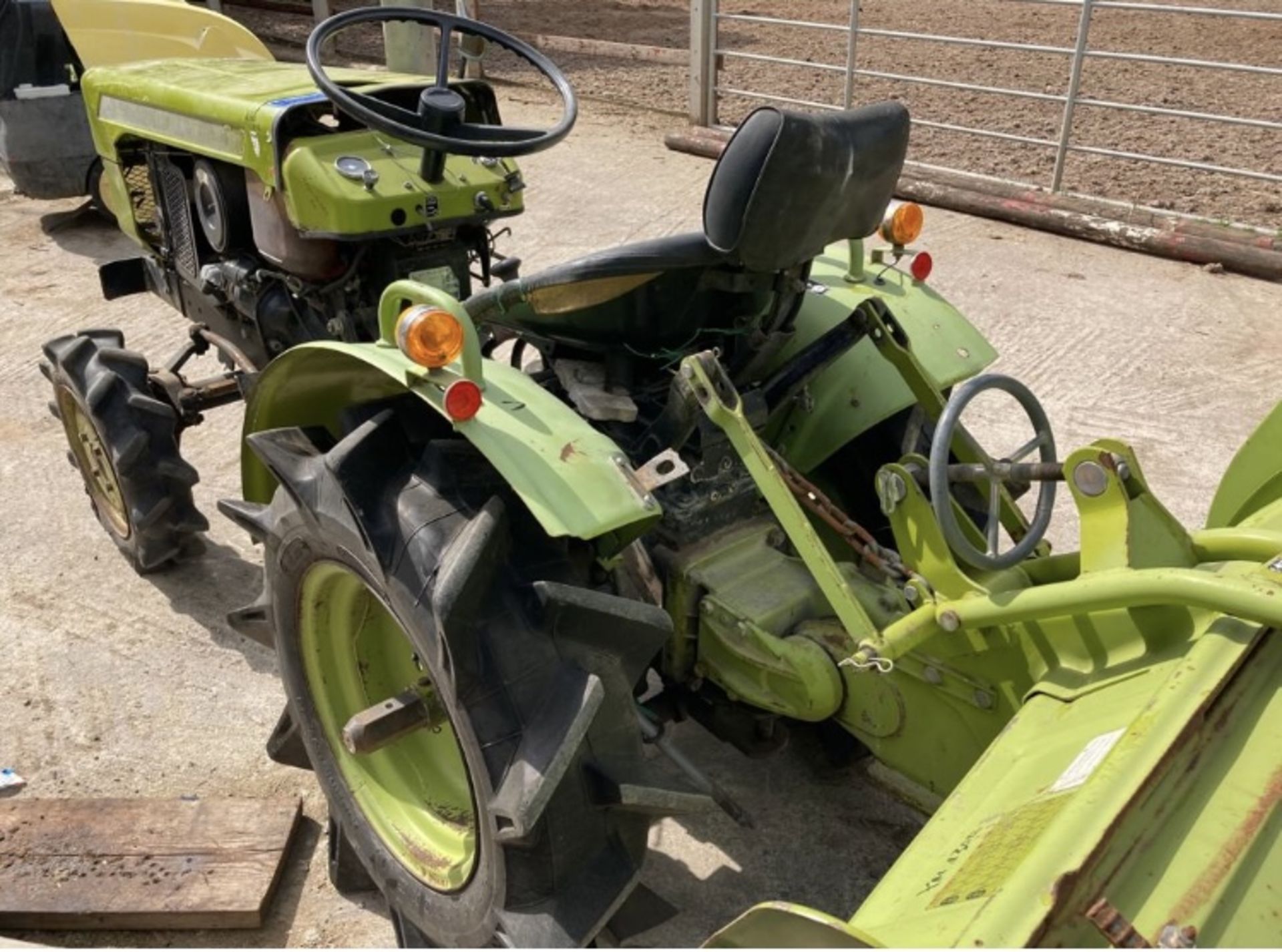 YANMAR COMPACT TRACTOR WITH ROTAVATOR LOCATION NORTHERN IRELAND. - Image 5 of 5