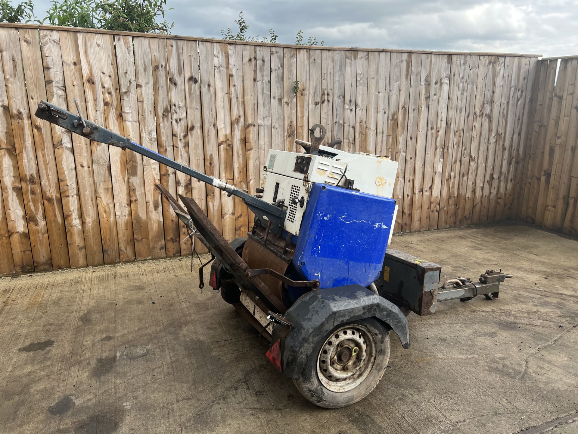 2013 TEREX MBR71 PEDESTRIAN DIESEL ROLLER & TRAILER *LOCATION NORTH YORKSHIRE* - Image 2 of 3