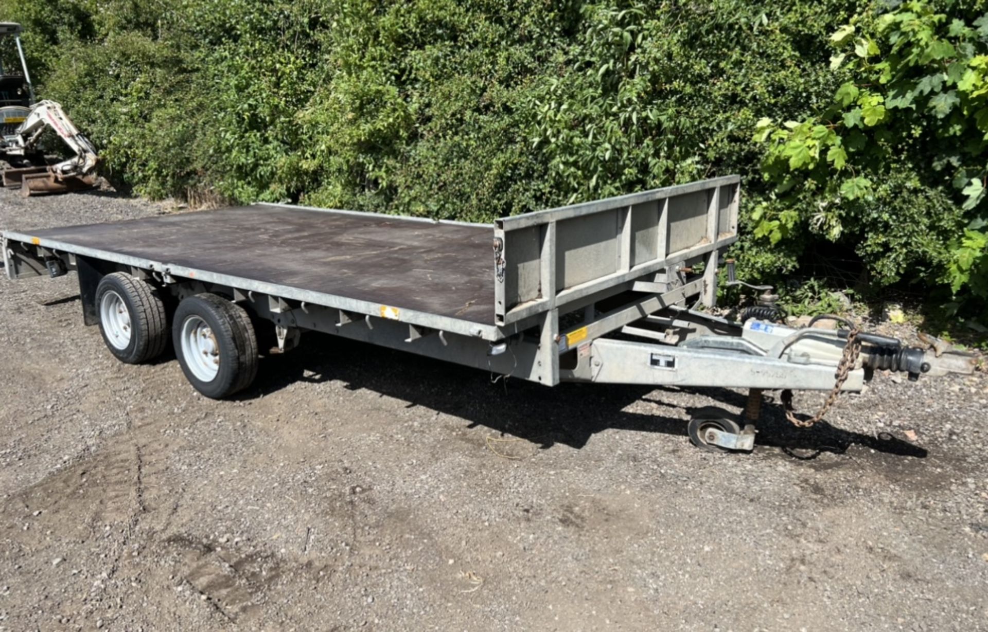 IFOR WILLIAMS LM146 FLAT BED TRAILER *LOCATION NORTH YORKSHIRE* - Image 3 of 4