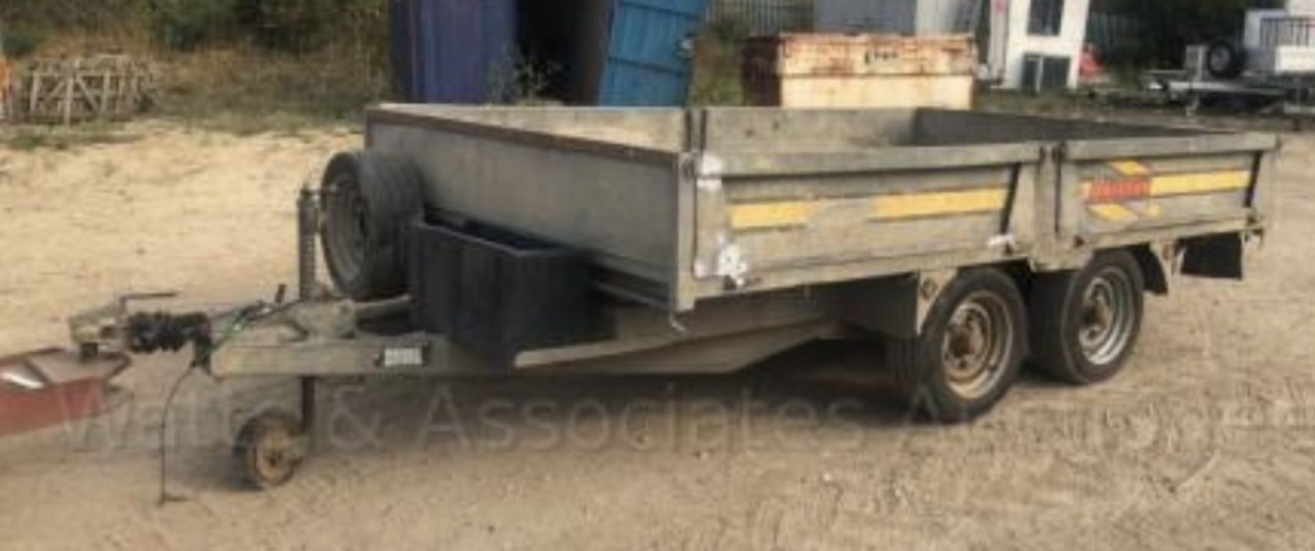 BATESON 3.5 TON 10X5 TWIN AXLE TIPPING TRAILER *LOCATION NORTH YORKSHIRE* - Image 6 of 6