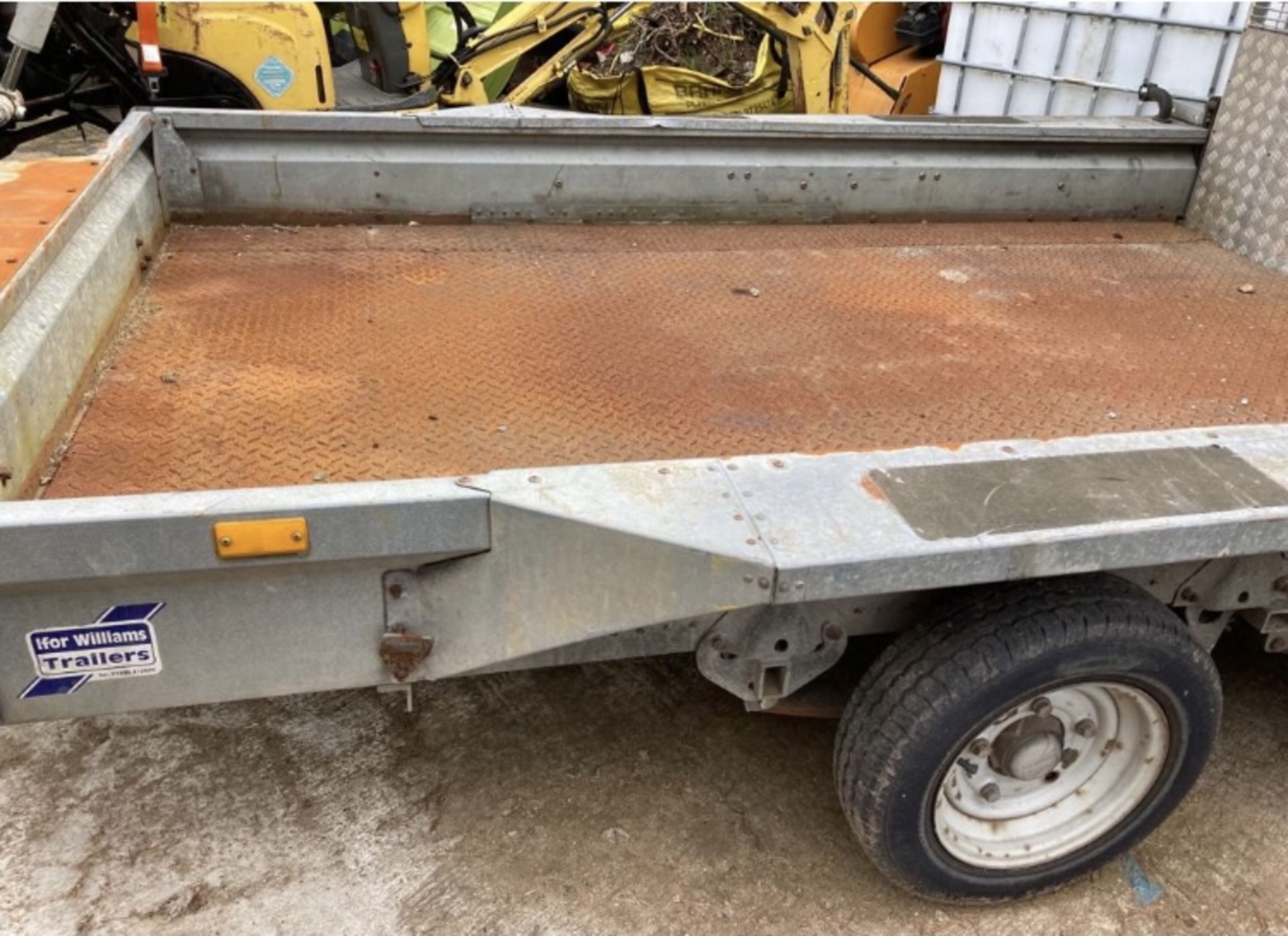 IFOR WILLIAMS 12X6 PLANT TRAILER MINI DIGGER TRAILER LOCATION NORTHERN IRELAND.