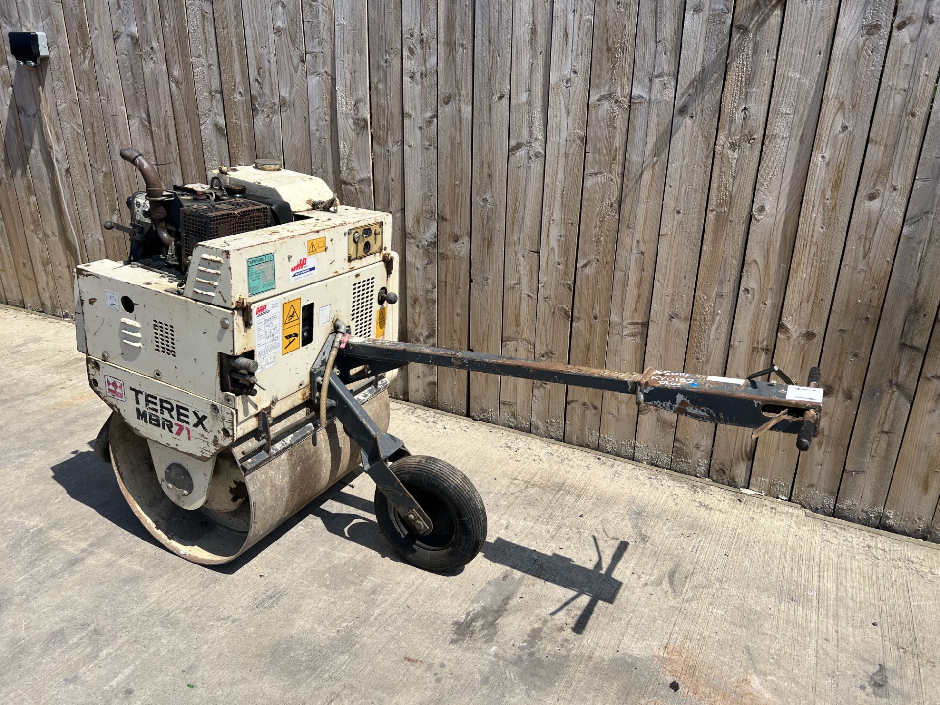 2014 TEREX MBR71 PEDESTRIAN DIESEL ROLLER *LOCATION NORTH YORKSHIRE* - Image 4 of 6