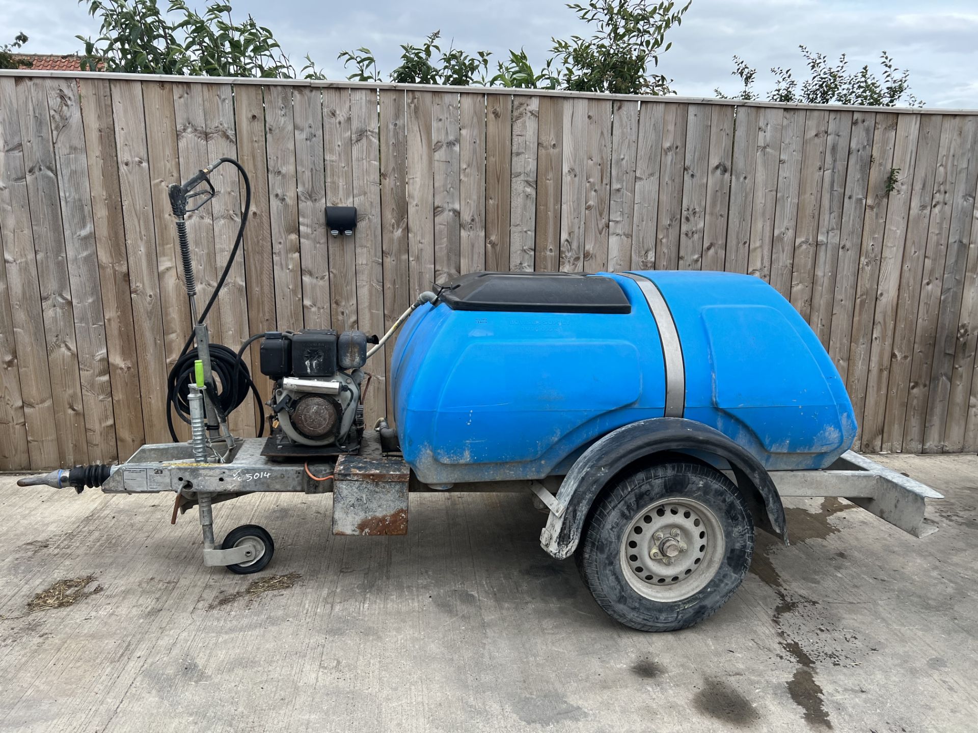 2016 TOWABLE YANMAR DIESEL PRESSURE WASHER BOWSER *LOCATION NORTH YORKSHIRE*