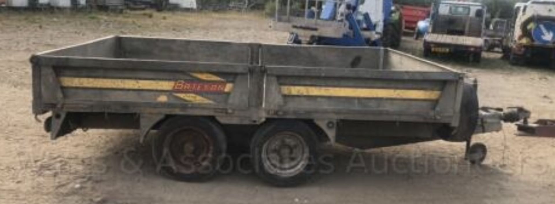 BATESON 3.5 TON 10X5 TWIN AXLE TIPPING TRAILER *LOCATION NORTH YORKSHIRE* - Image 2 of 6