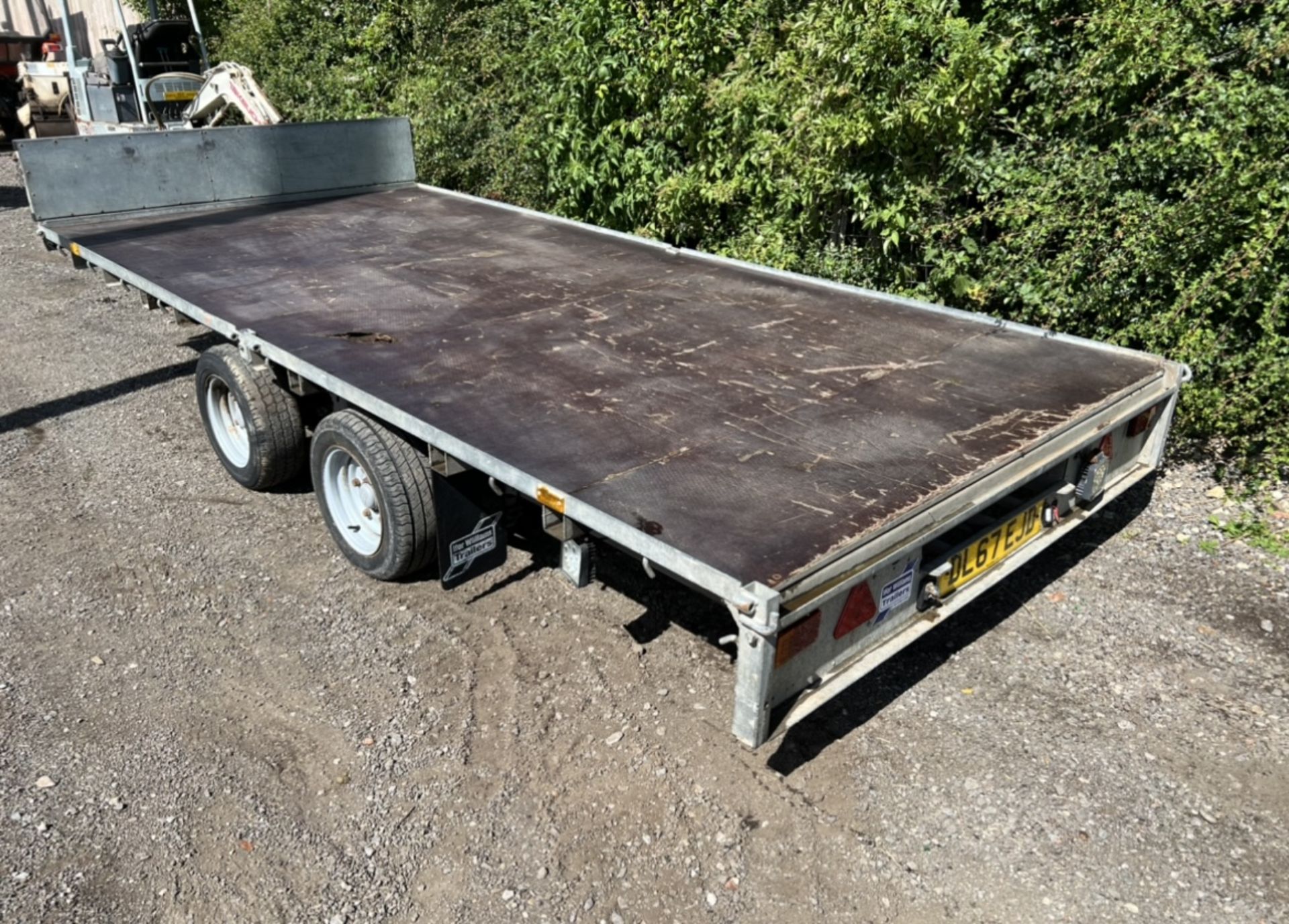 IFOR WILLIAMS LM146 FLAT BED TRAILER *LOCATION NORTH YORKSHIRE* - Image 2 of 4