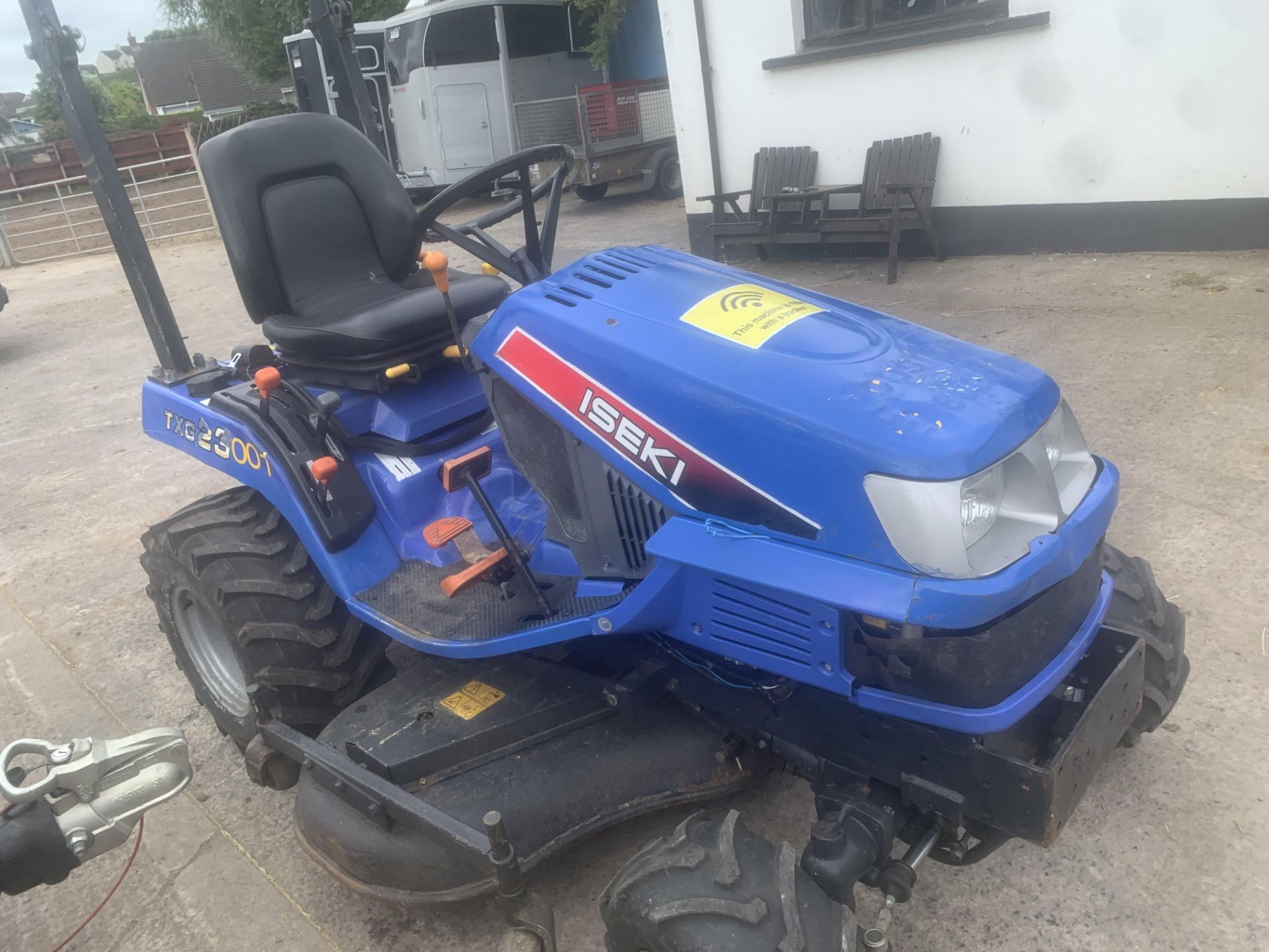 ISKEI TXG 23 4X4 COMPACT TRACTOR MOWER LOCATION NORTHERN IRELAND.