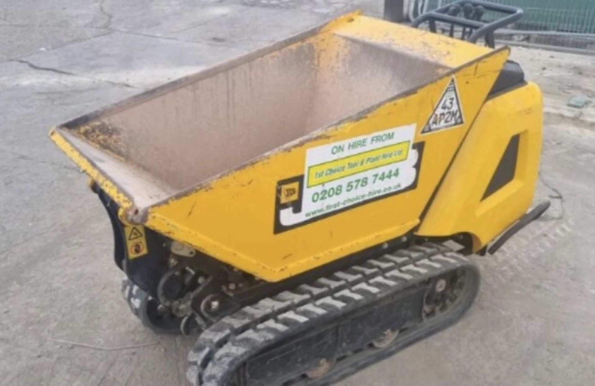 JCB DIESEL TRACKED DUMPER 2017 LOCATION NORTH YORKSHIRE - Image 2 of 10