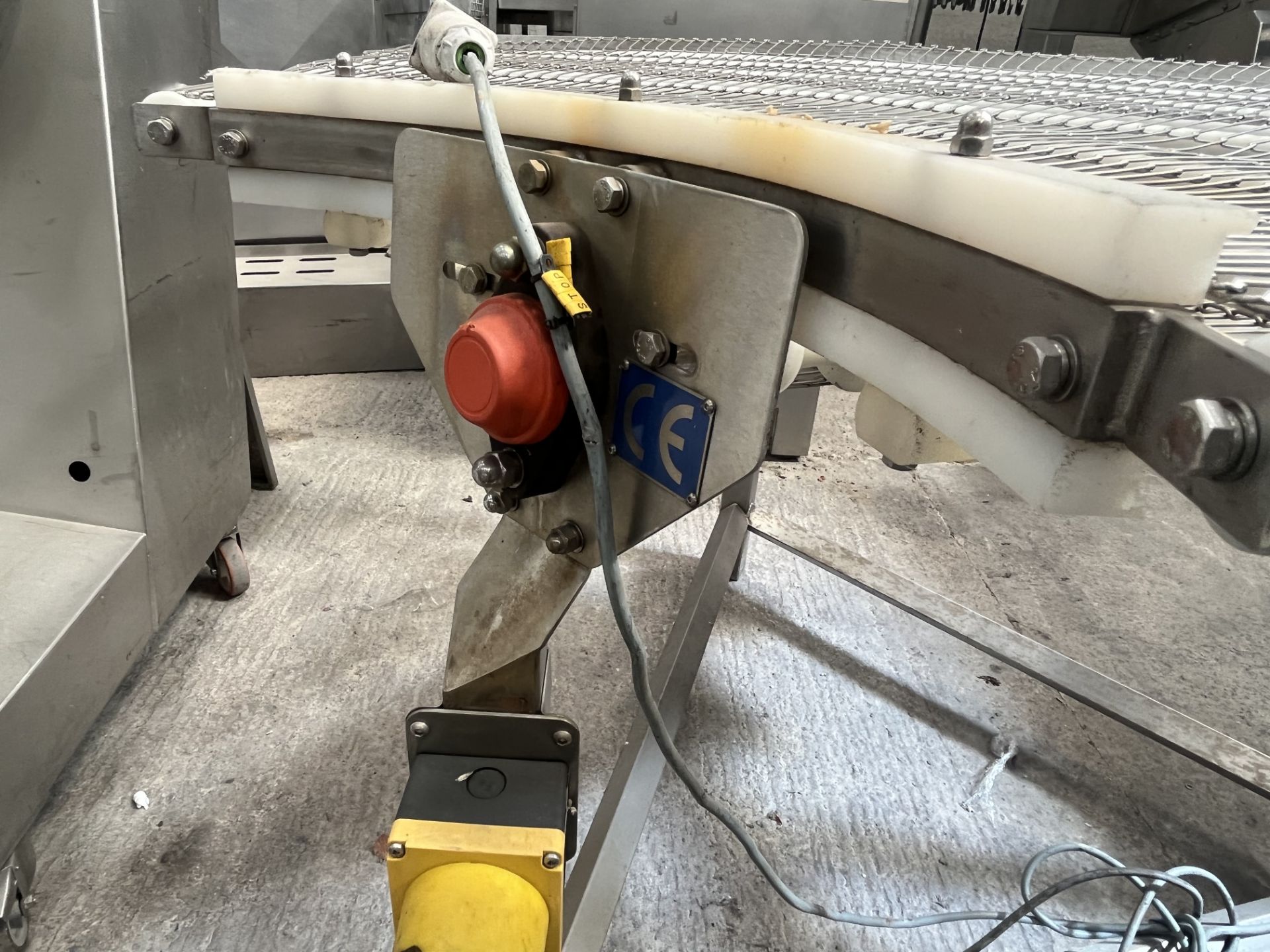 90 DEGREES WIRE BELT CONVEYER (1058) - Image 6 of 6