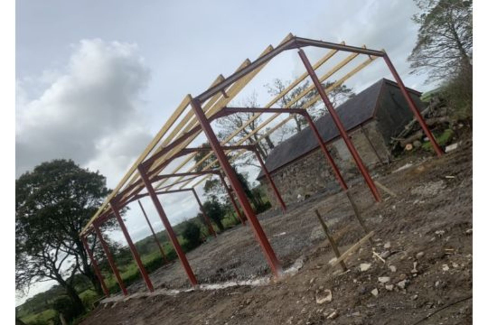 47 X 30 X 16 STEEL SHED FRAME BRAND NEW - Image 3 of 3