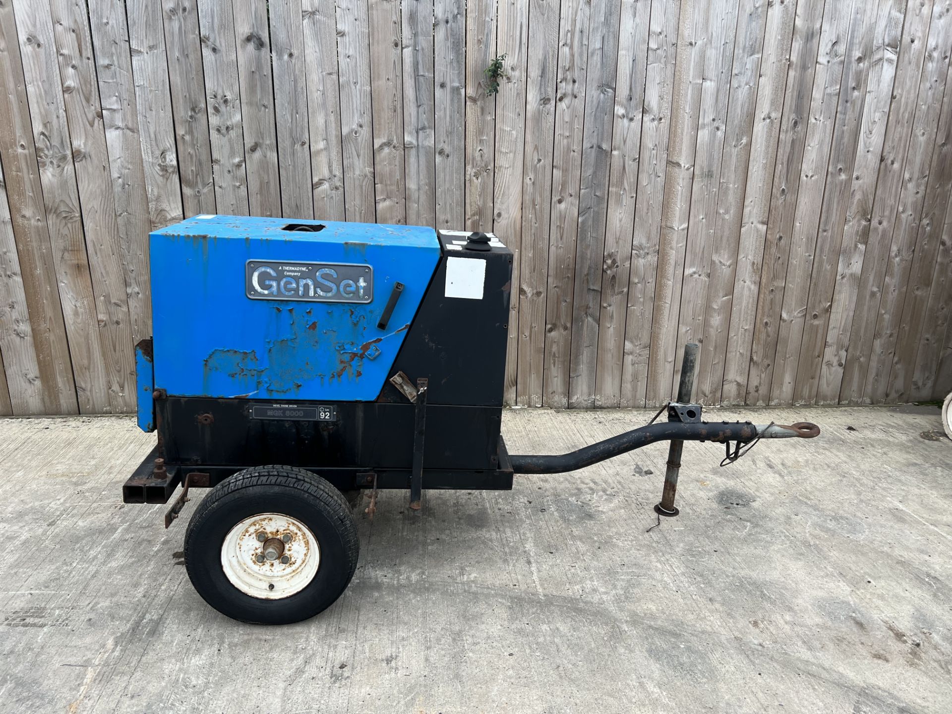 GENSET MGK8000 8KVA TOWABLE DIESEL GENERATOR *LOCATION NORTH YORKSHIRE* - Image 5 of 7