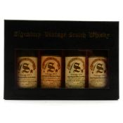 Four assorted Signatory Vintage miniature whisky bottlings, 1970s