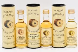Signatory Vintage - Five Highland whisky miniatures