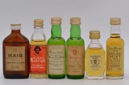 Twelve assorted miniature blended Scotch whiskies
