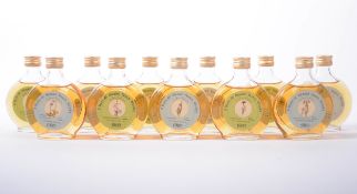 The Wild Collection, twenty three miniature bottles of blended Scotch whisky