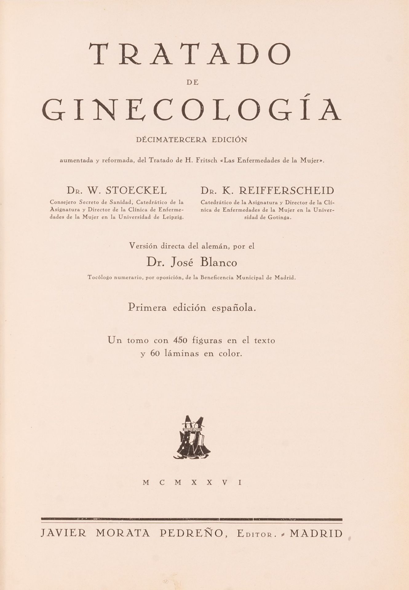 TRATADO DE GINECOLOGÍA. Primera edición española. - Bild 3 aus 6