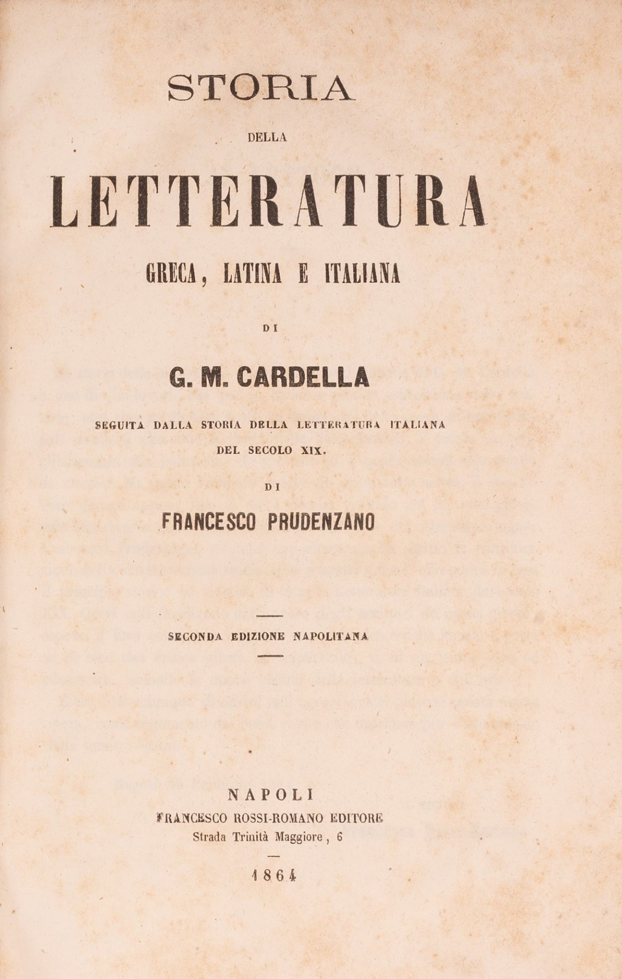 Storia della letteratura greca latina italiana - Bild 3 aus 3