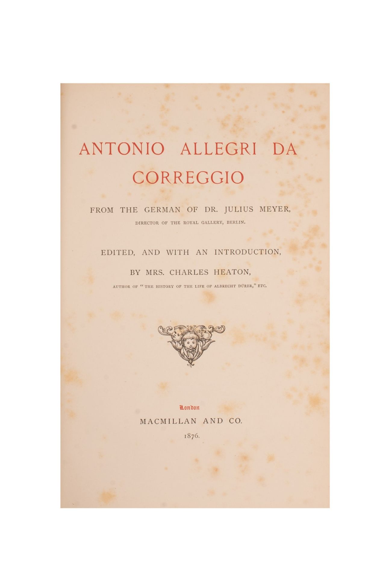 Antonio Allegri da Correggio from the German of Dr. Julius Meyer - Bild 4 aus 6