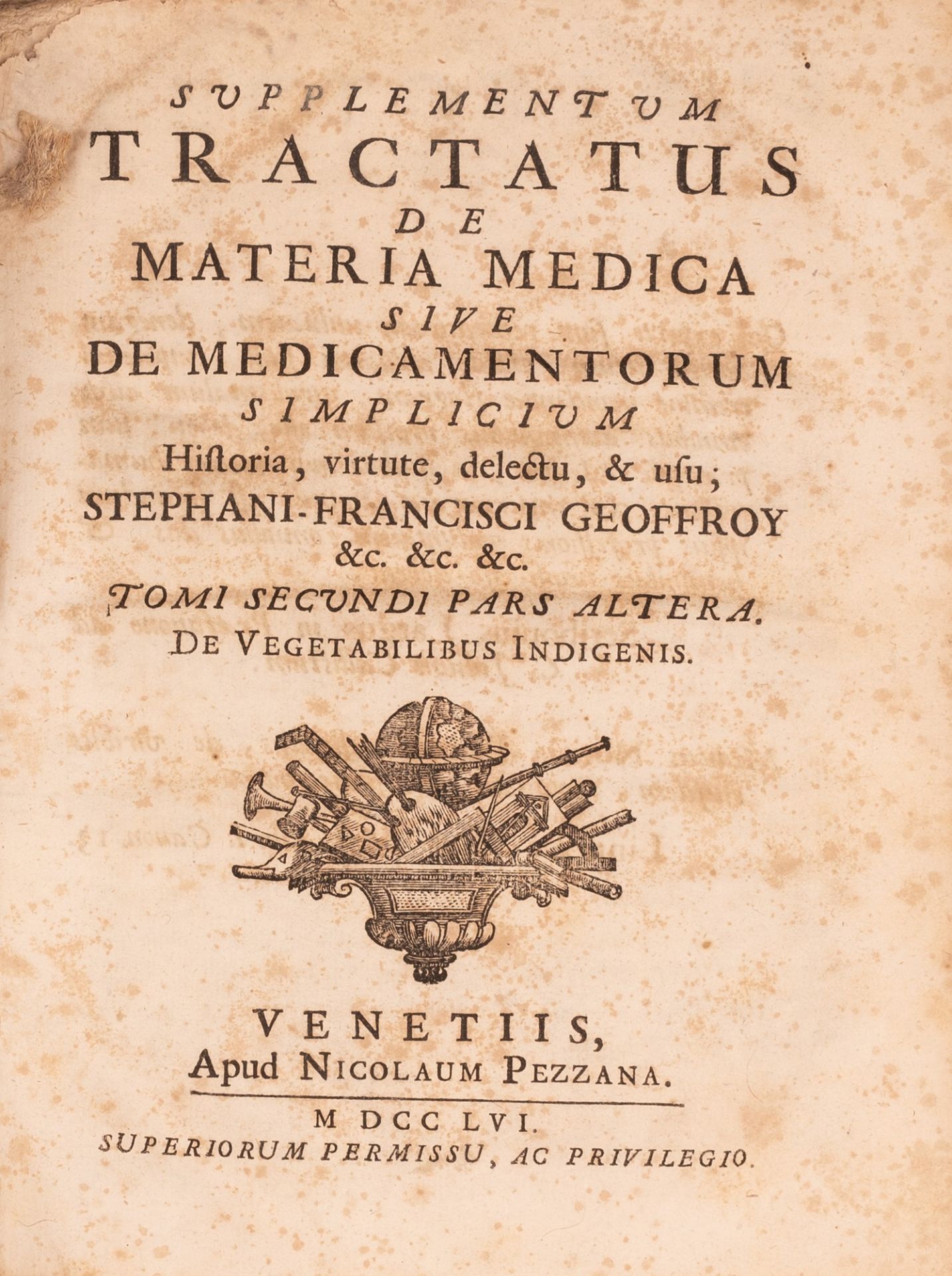 Supplementum Tractatus de materia medica - Bild 2 aus 2