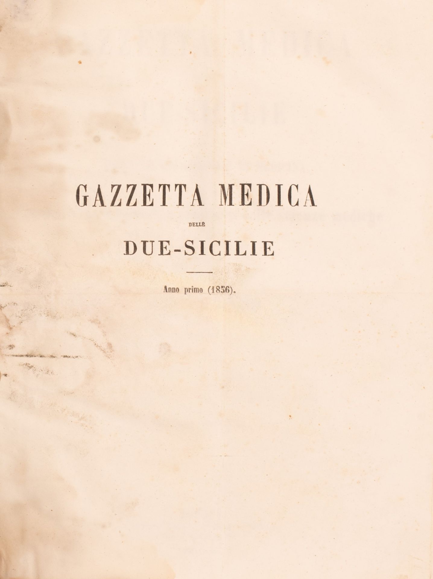 Gazzetta Medica delle due Sicilie... compilato da Francesco Alberti - Bild 2 aus 4