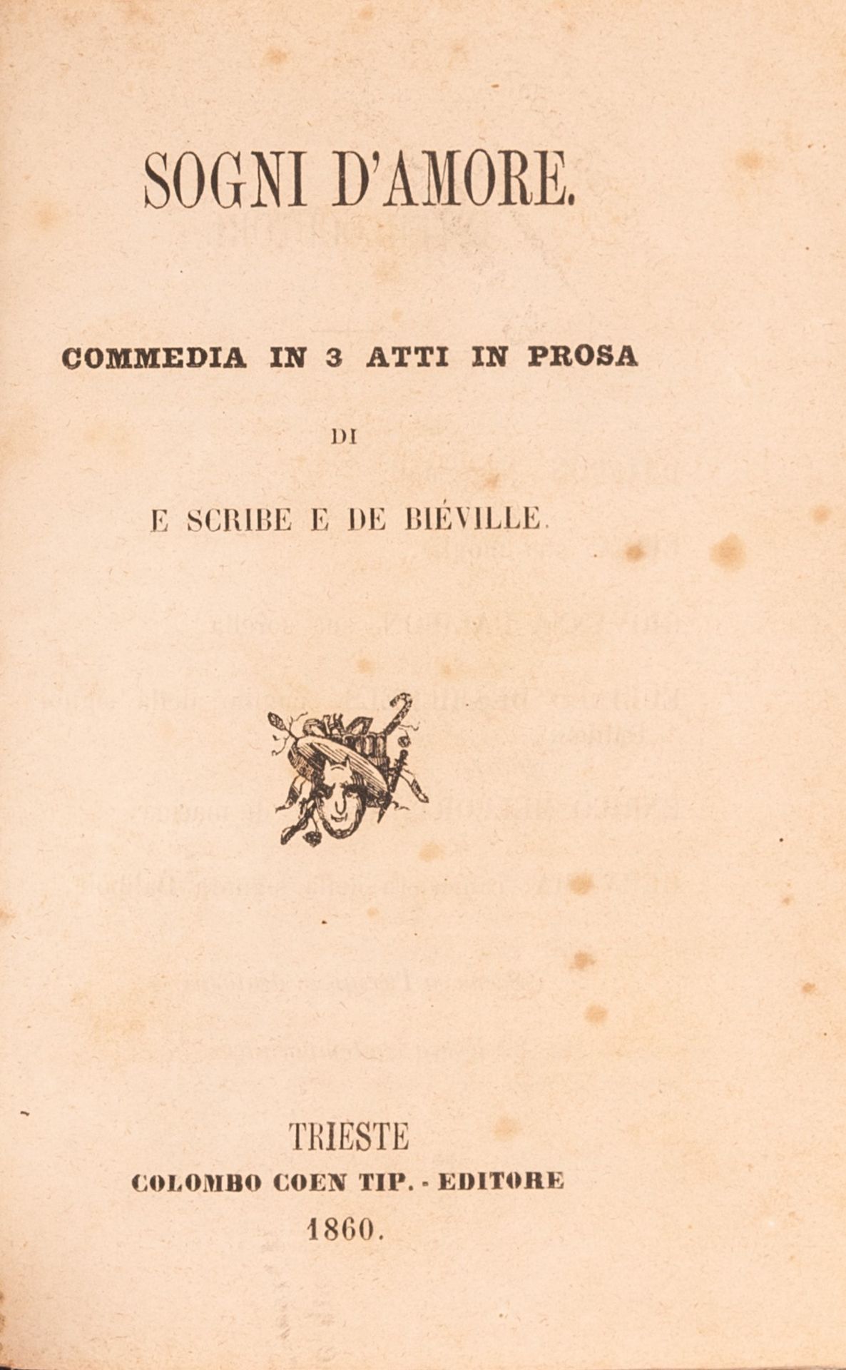 Sogni D'Amore Commedia in 3 atti in prosa  - Bild 2 aus 2