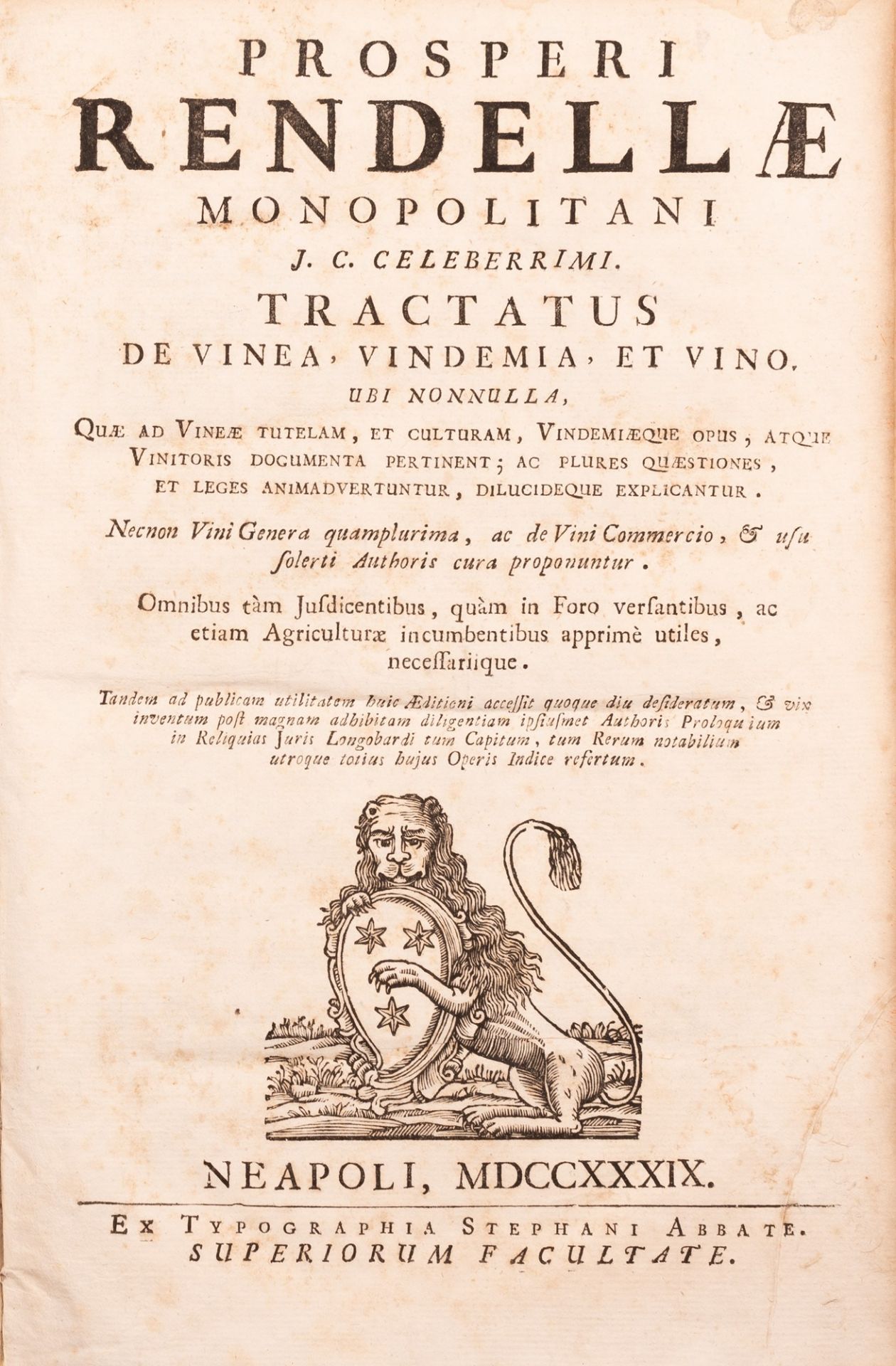 Tractatus De Vinea, Vindemia et vino - Bild 3 aus 3