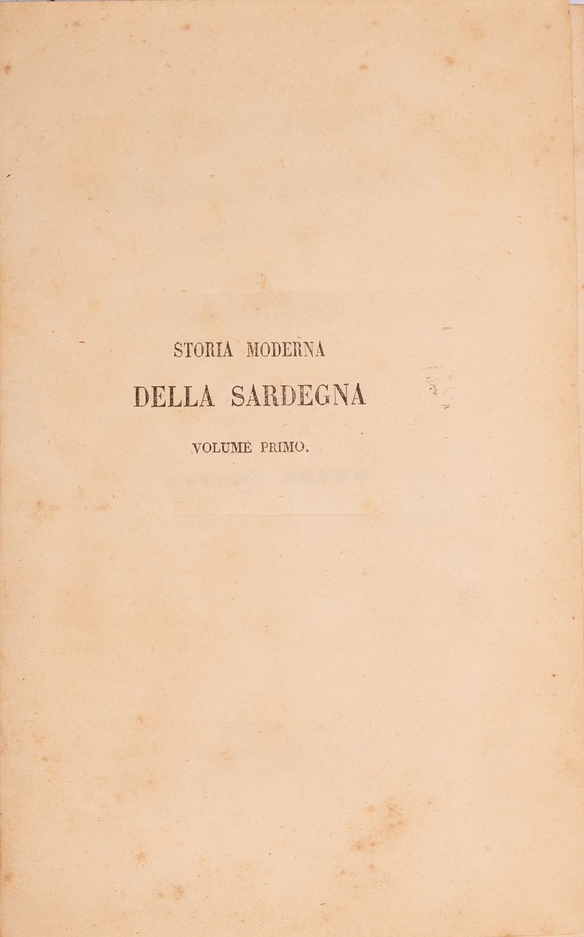 Storia Moderna della Sardegna dall'anno 1773 al 1799 - Image 3 of 4