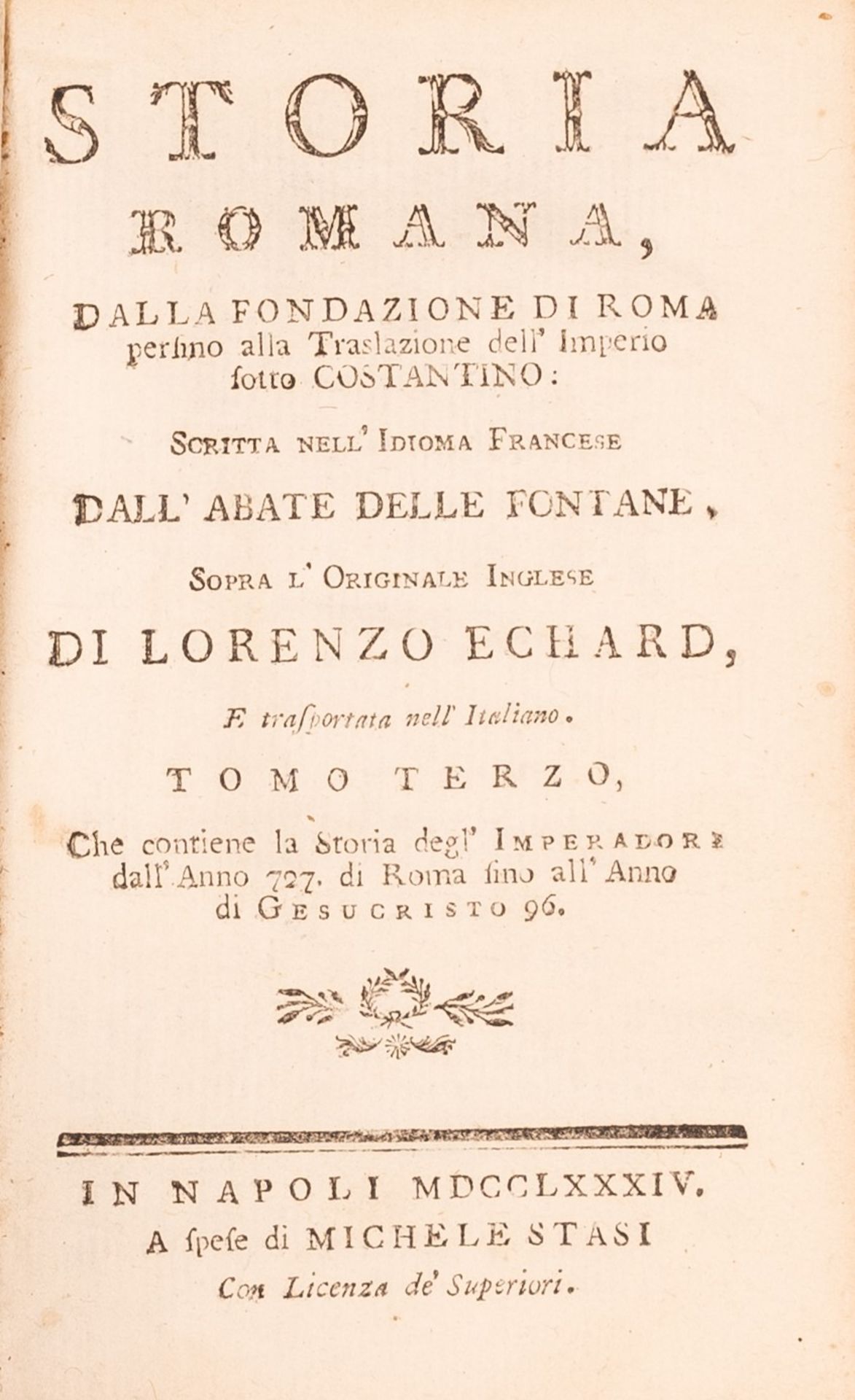 Storia Romana dalla fondazione di Roma perfinio alla traslazione dell'imperio sotto Costantin - Bild 2 aus 2