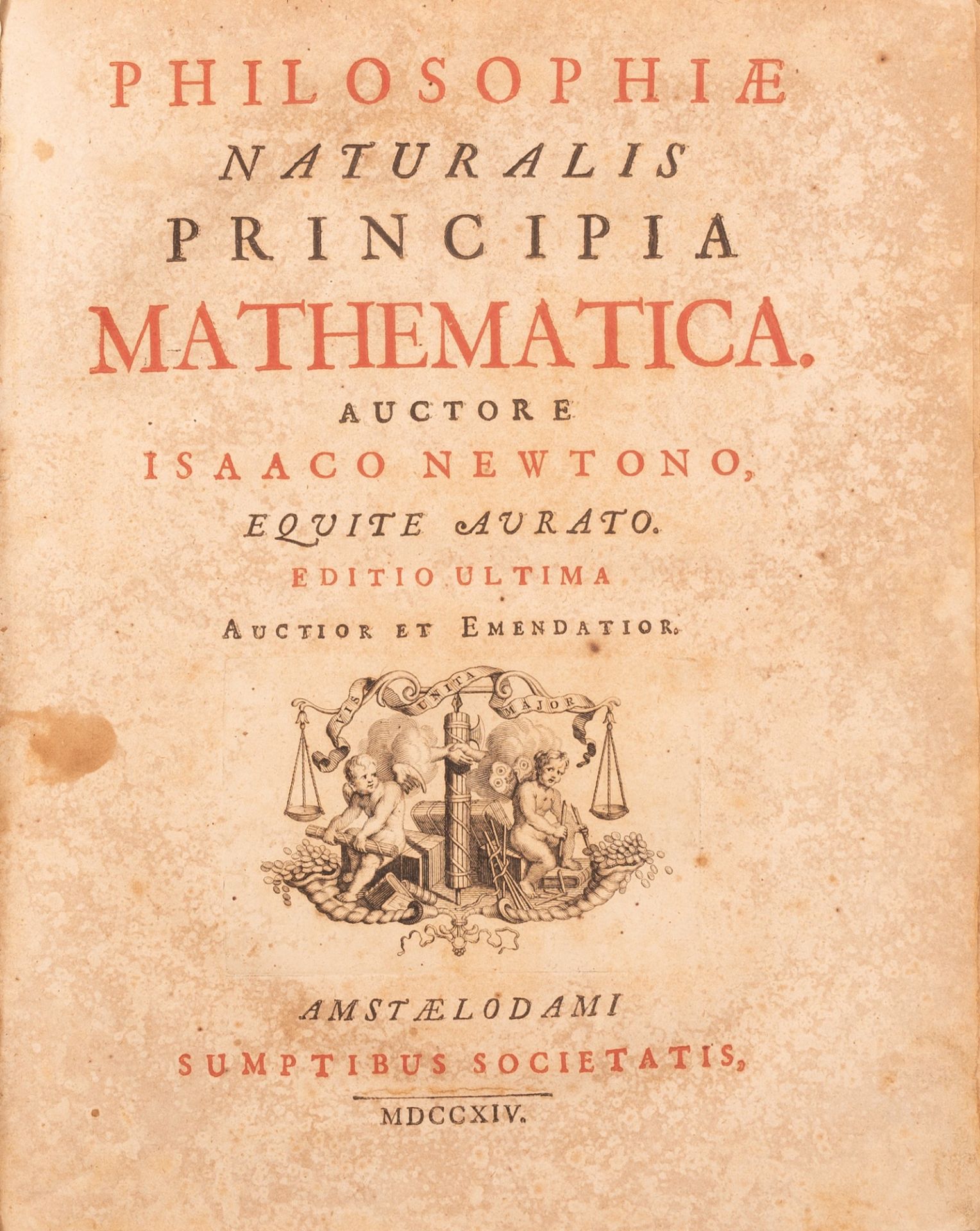 PHILOSOPHIÆ NATURALIS PRINCIPIA MATHEMATICA - Bild 2 aus 3