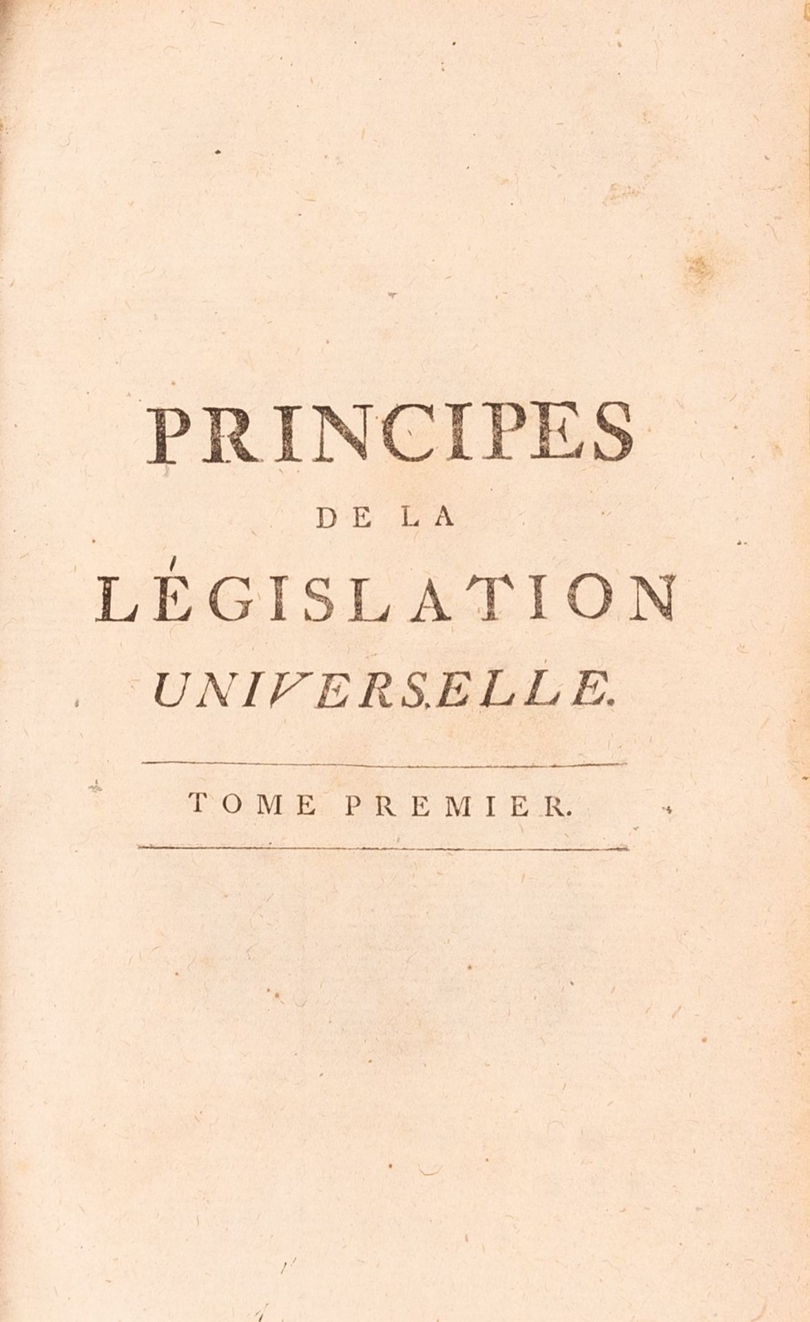 Principes de la législation universelle - Bild 2 aus 3