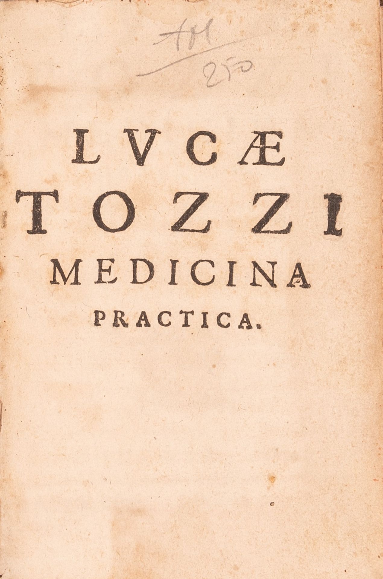 Lucæ Tozzi Medicina praktike - Bild 2 aus 3