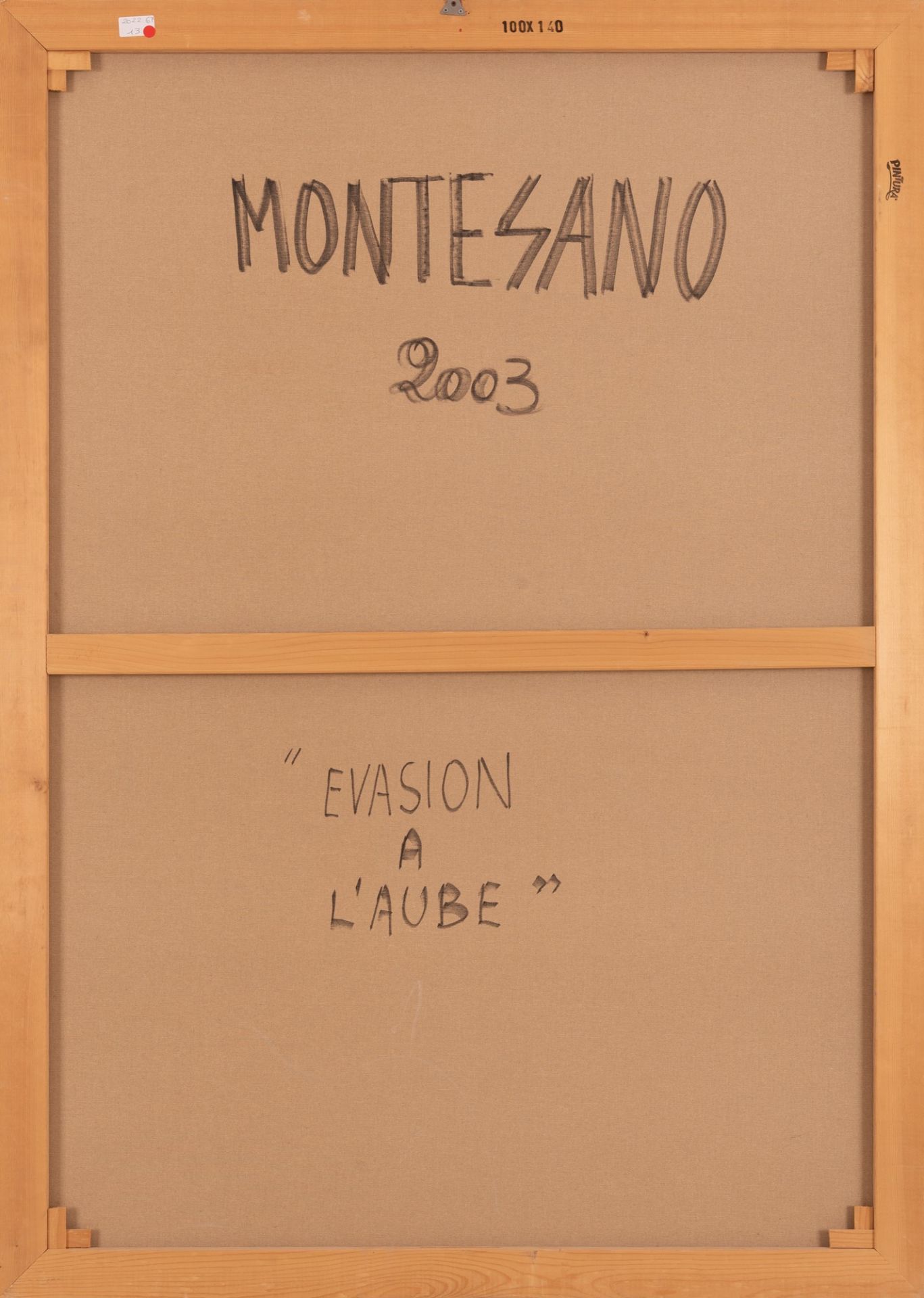 Gian Marco Montesano 
(Torino, 1949 - ) 
Evasion a Laube 
2003 - Image 2 of 2