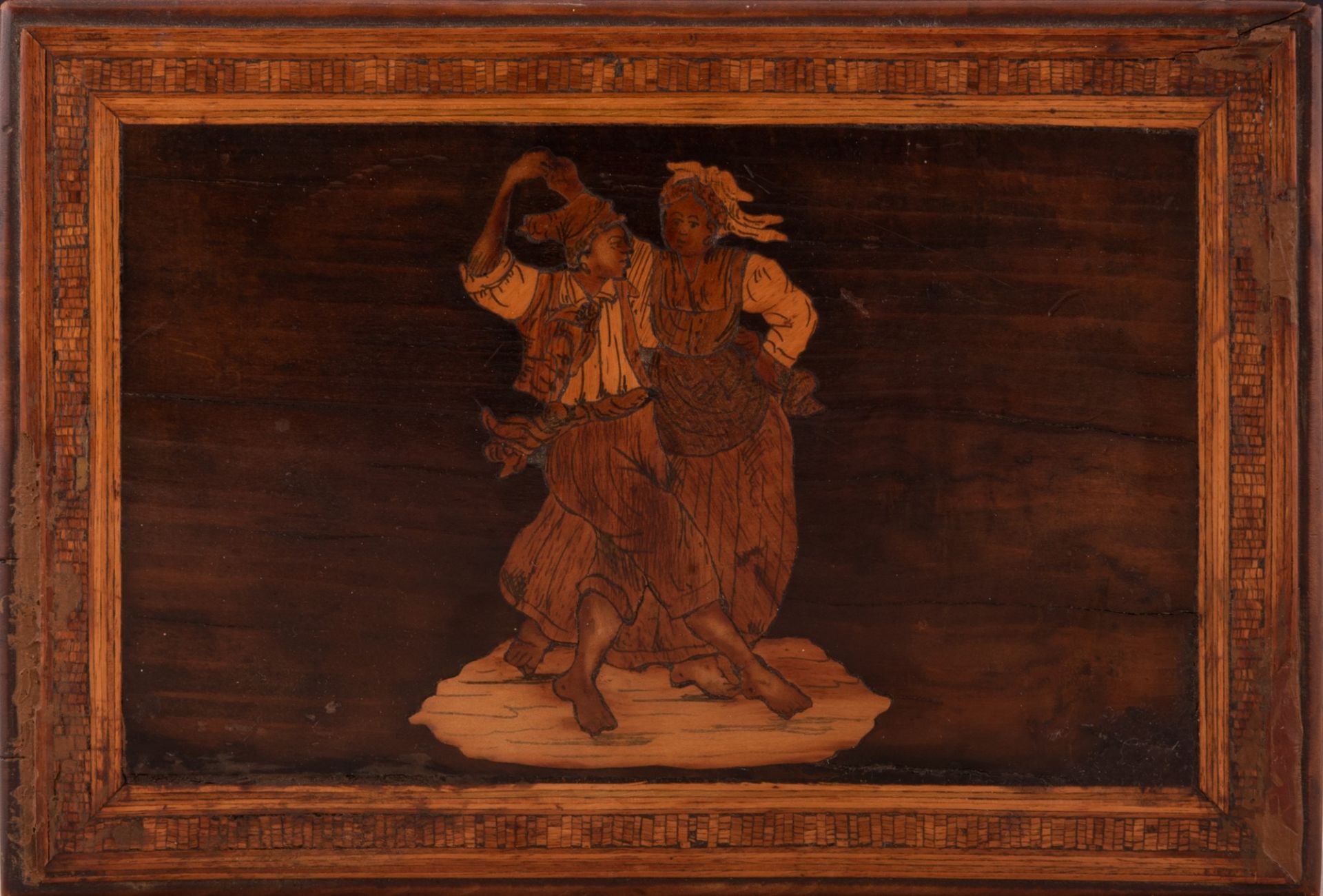  Scatola sorrentina in legno intarsiato   - Image 4 of 4