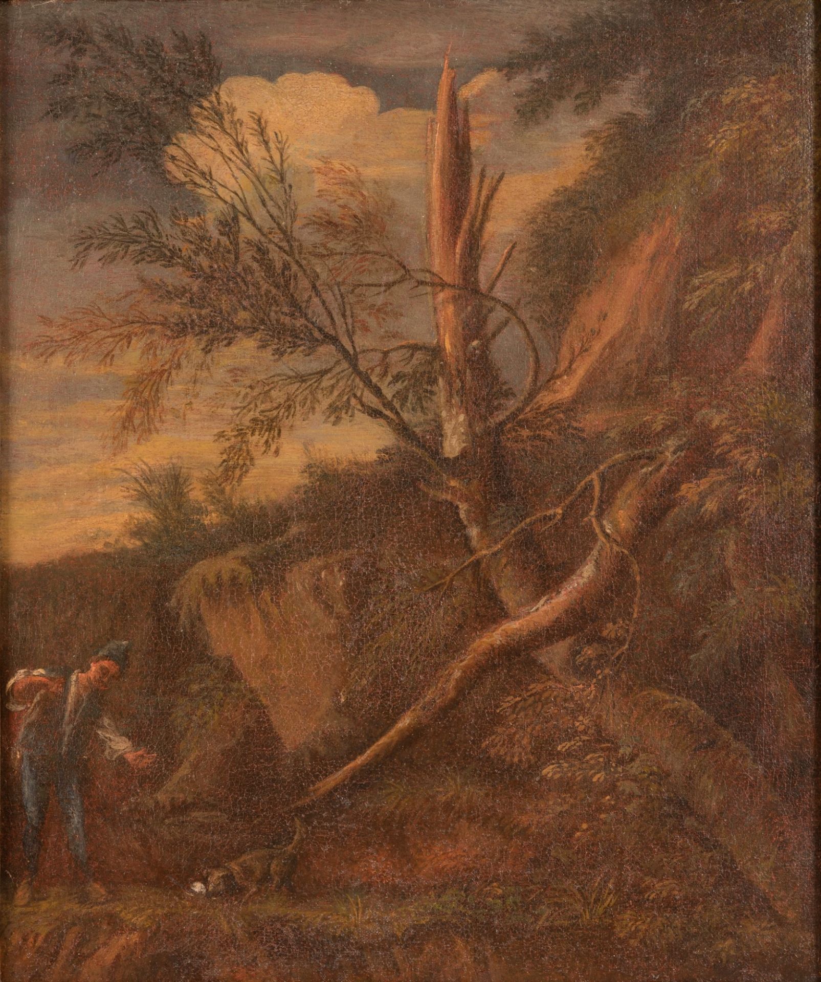 Maniera di Pietro Montanini Paesaggio con alberi