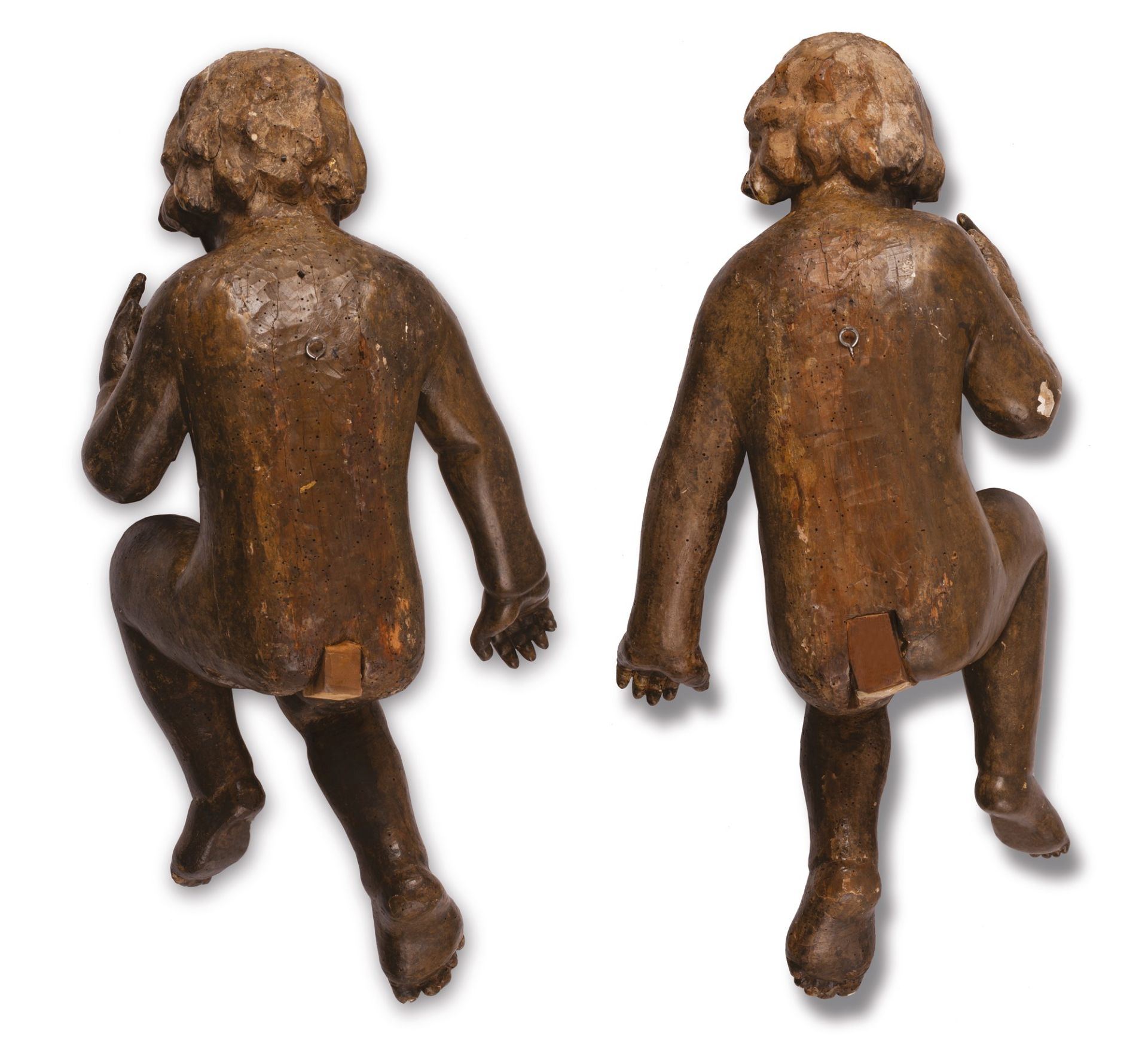 Due putti in legno - Bild 2 aus 6