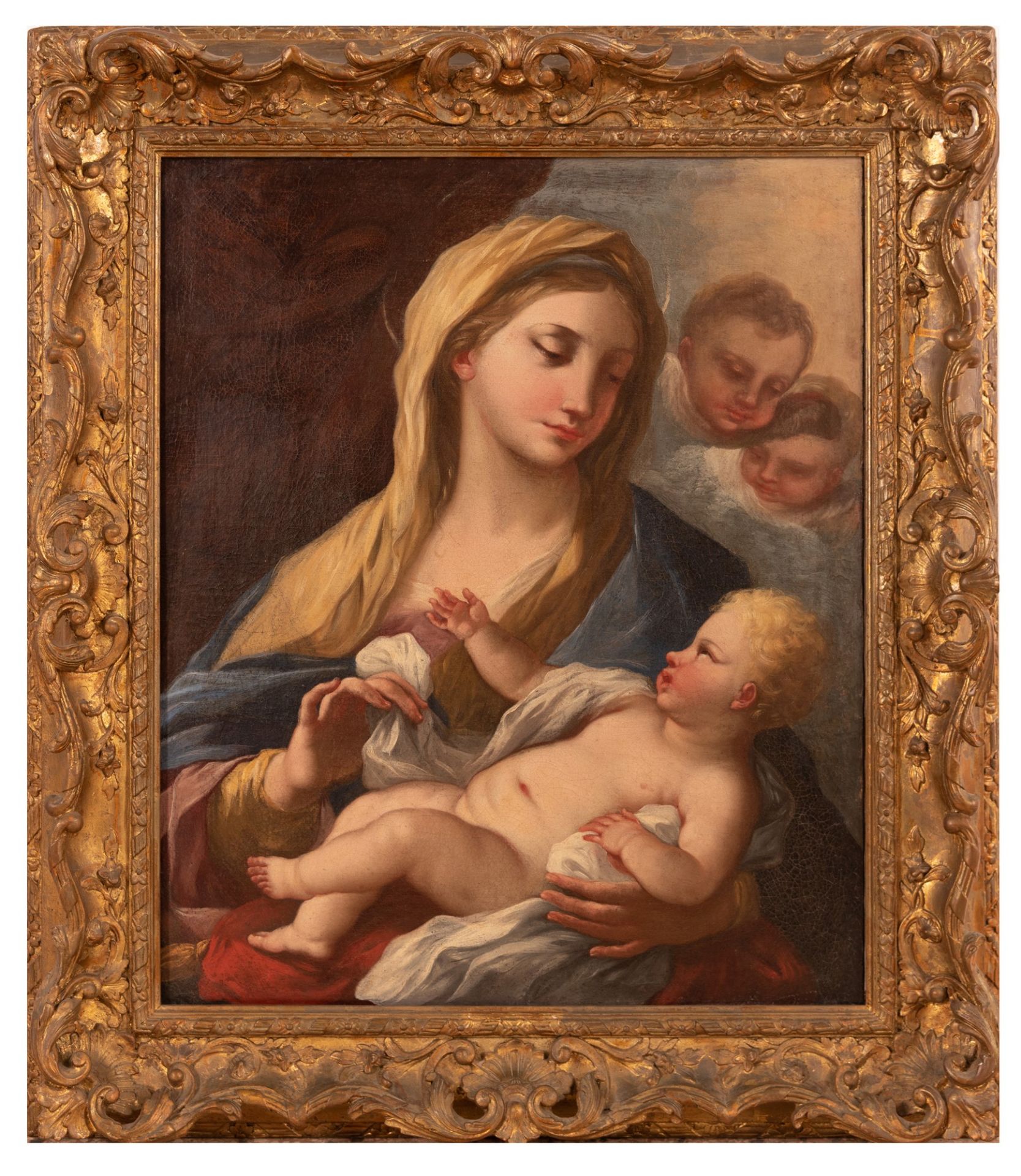 Madonna, Bambino e cherubini - Image 2 of 4