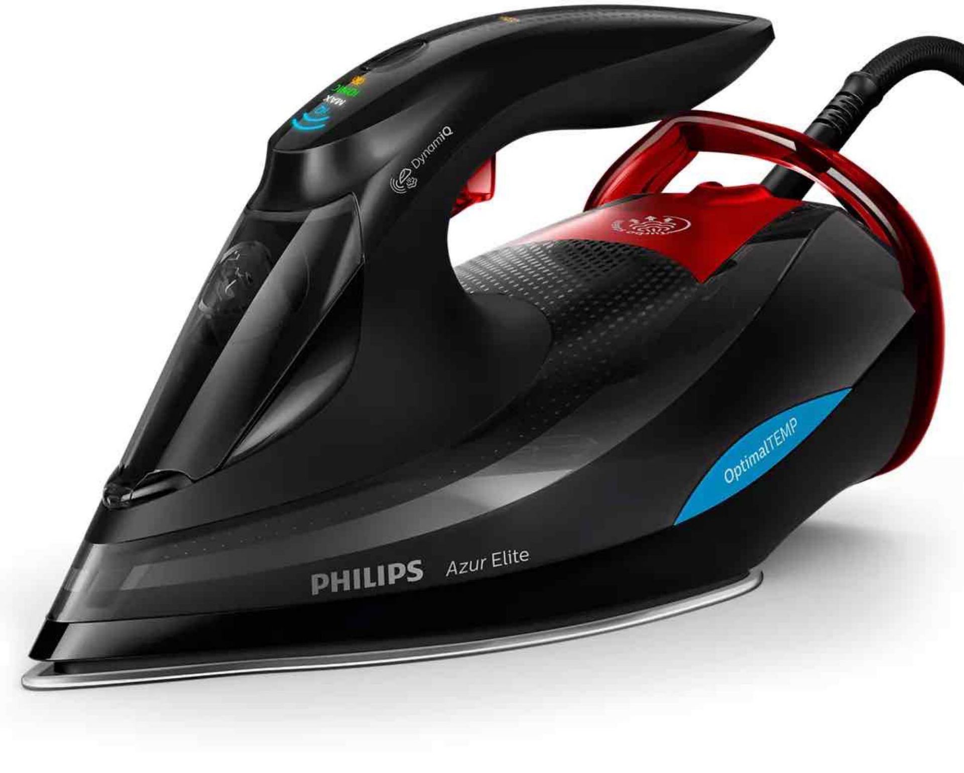 RRP £160 1 Boxed Philips Gc5039/30 Azur Elite Steam Iron, 0.35 Litre, 3000 W, Black