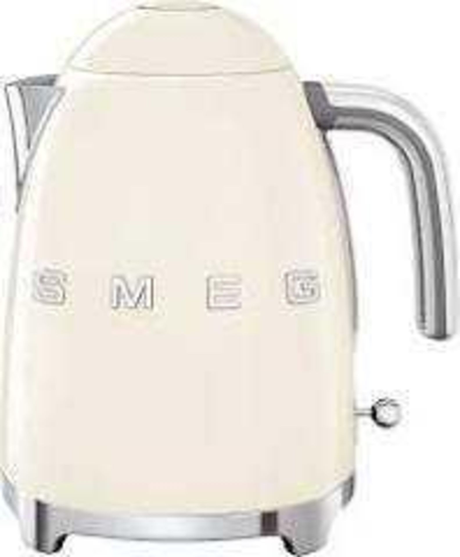 RRP £160 1 Unboxed Retro Style Smeg Kitchen Kettle In Creme