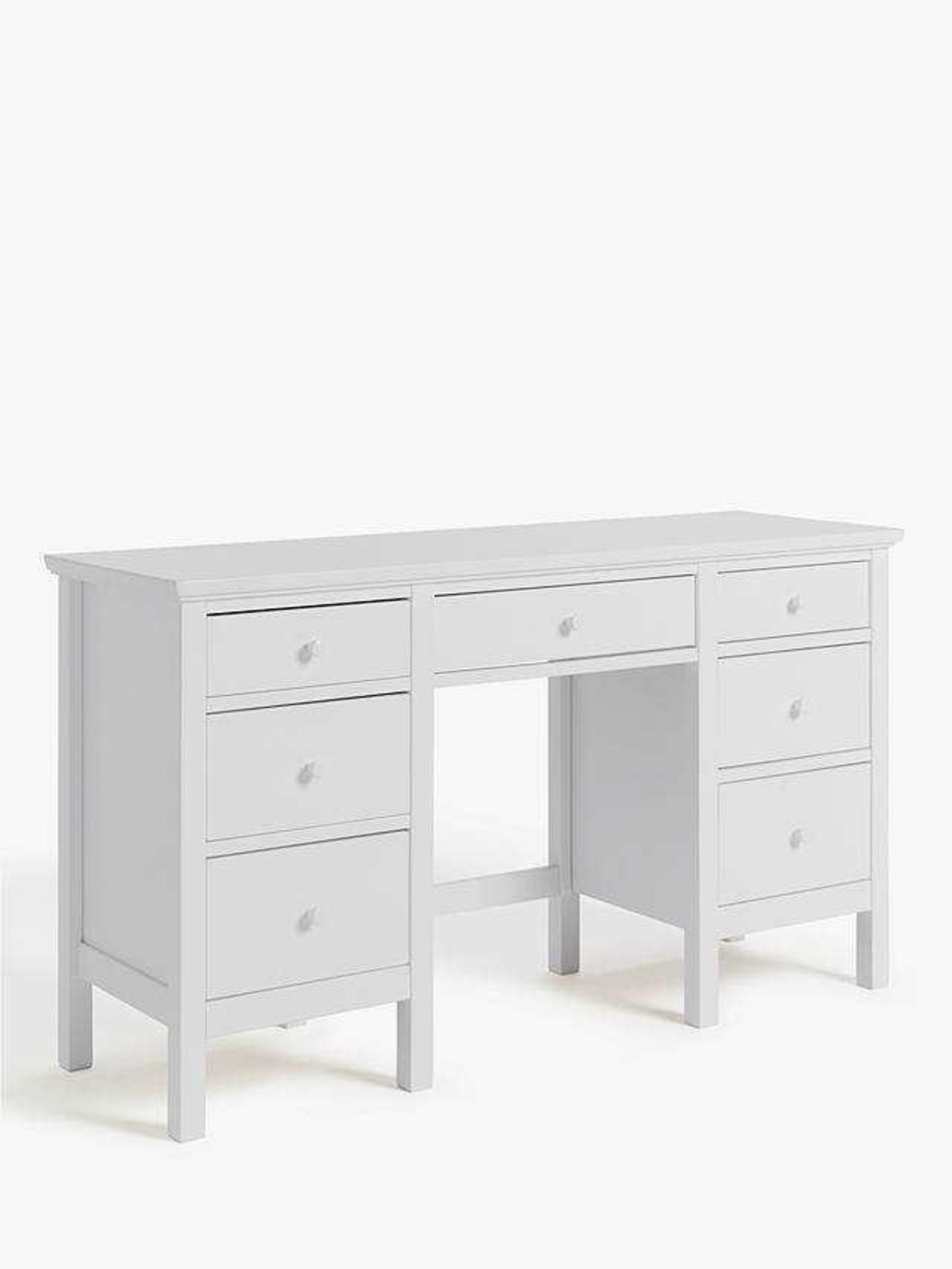 (Jb) RRP £300 Lot To Contain 1 Boxed John Lewis And Partners Wilton Pillar Dressing Table (002971434