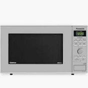(Jb) RRP £170 Lot To Contain 1 Boxed Panasonic Nn-Gd37Hs Microwave/Grill Oven In Stainless Steel