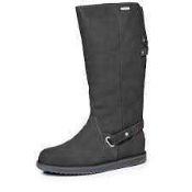 (Jb) RRP £180 Lot To Contain 1 Boxed Pair Of Emu All Weather Waterproof Kemmie Knee High Suede Zip B