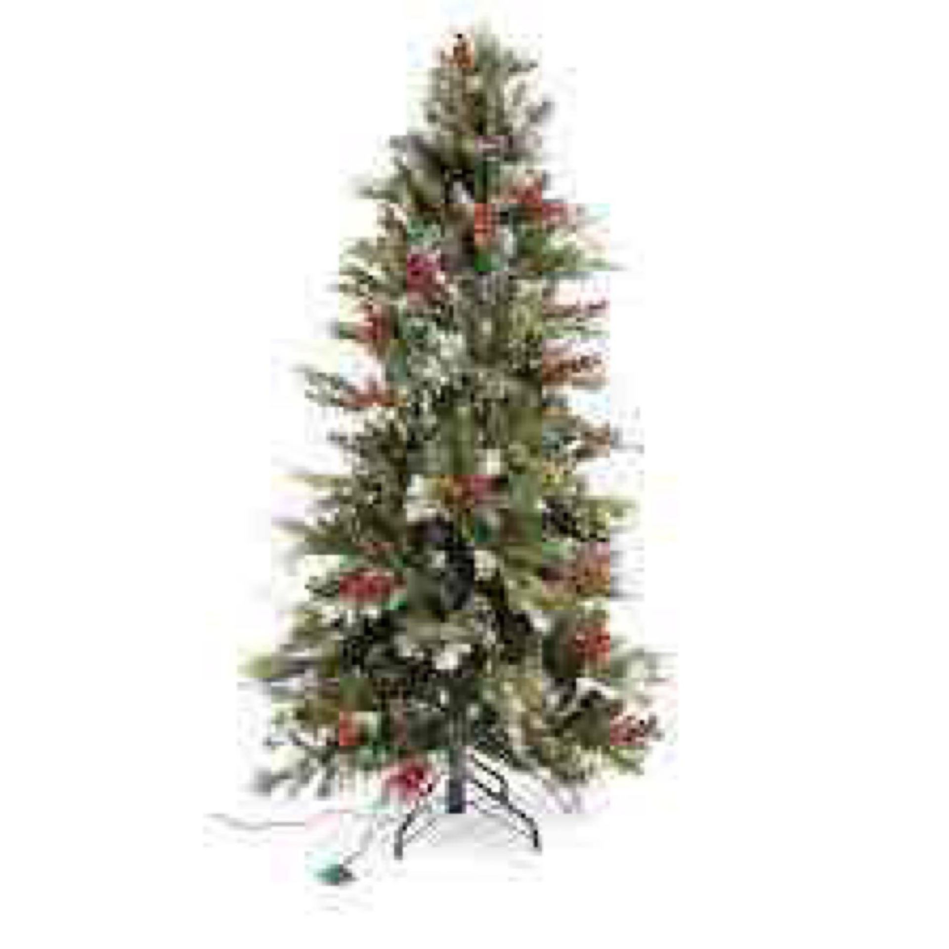 RRP £270 1 Boxed Alison Cork Sugar Spruce Christmas Tree