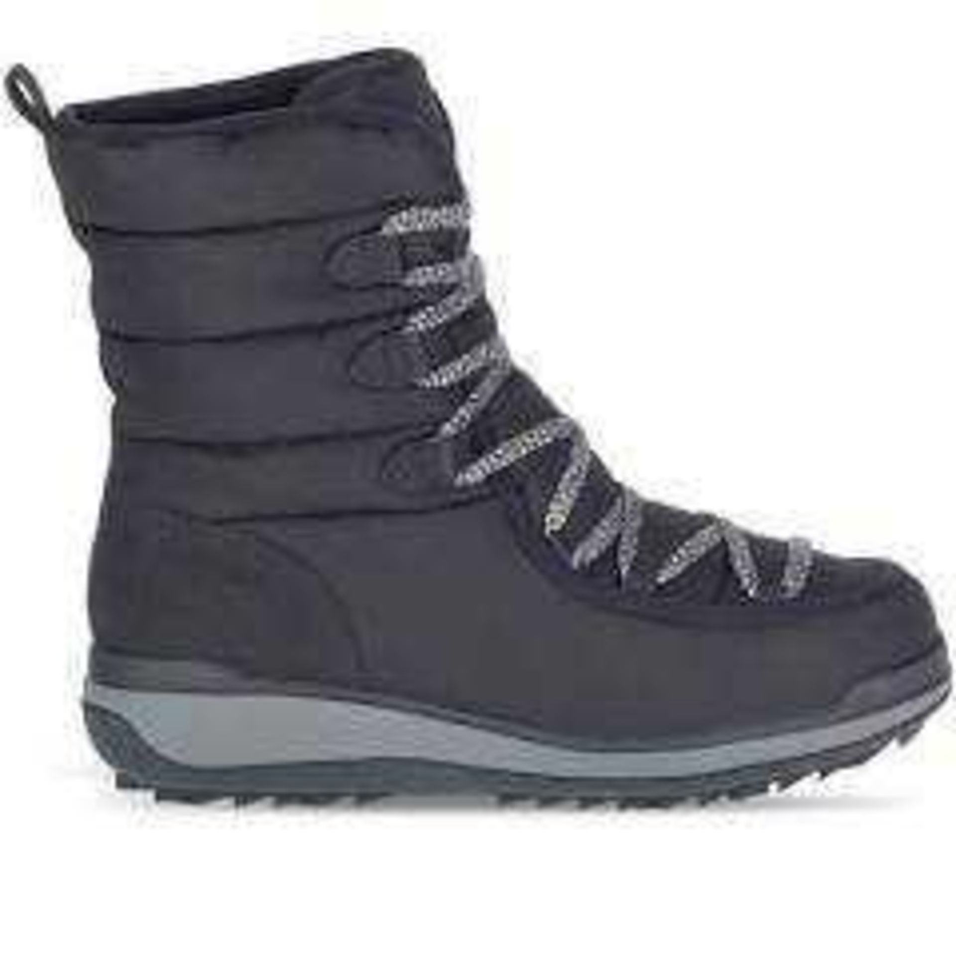 (Jb) RRP £110 Lot To Contain 1 Boxed Pair Of Merrel Snowcreek Cozy Shoes (Black Size Uk 7)(2224425)