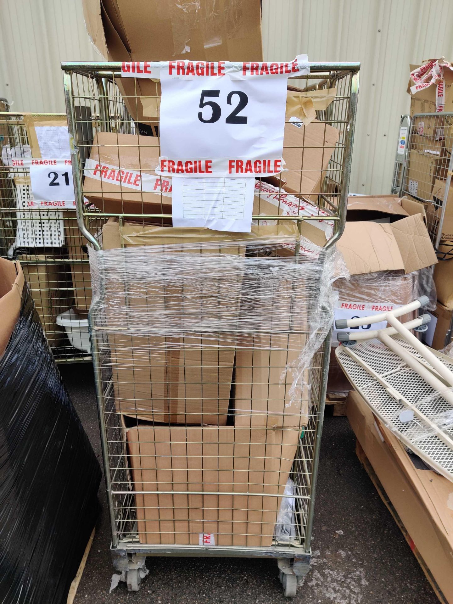 (Jb) RRP £500 Cage To Contain A Large Assortment Of John Lewis And Partners Mixed Goods To Include S